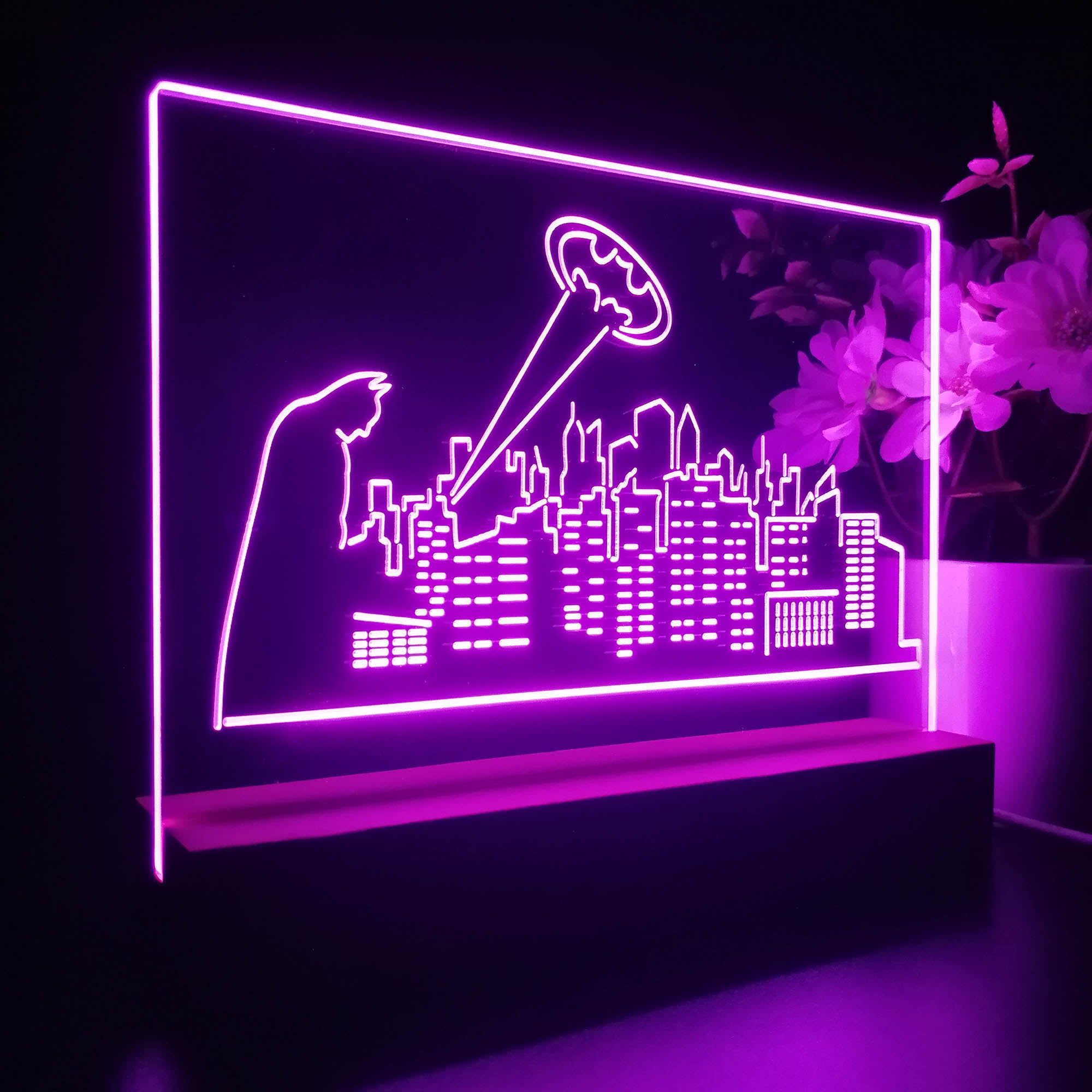 Gotham City Batman Night Light LED Sign