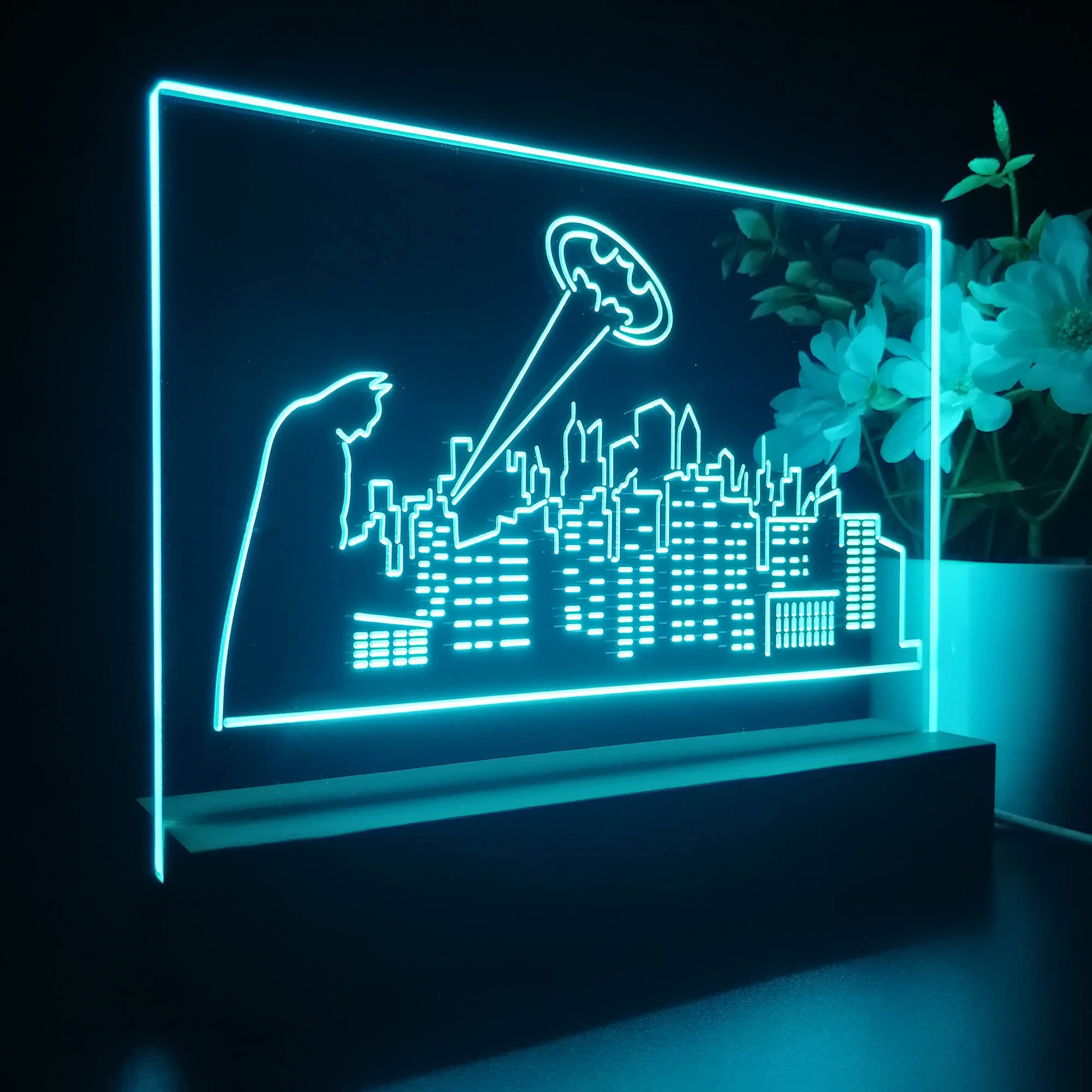 Gotham City Batman Night Light LED Sign