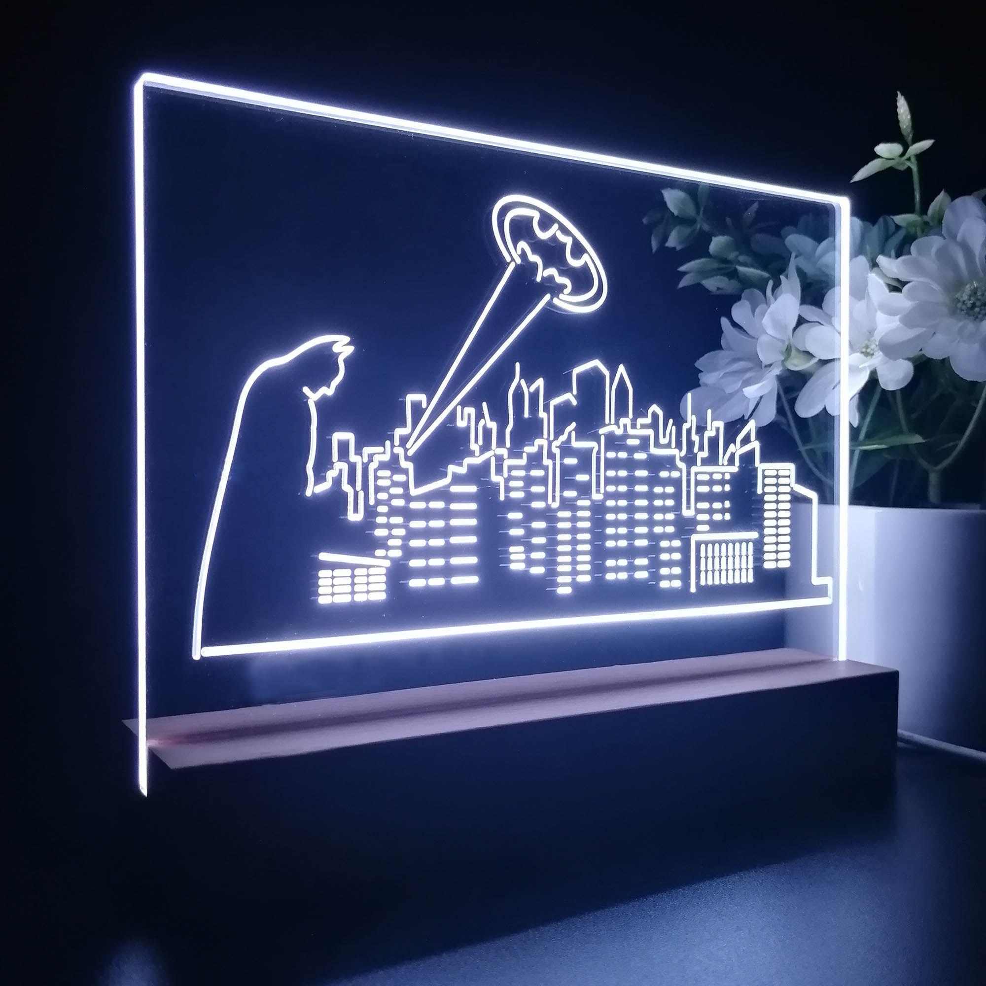 Gotham City Batman Night Light LED Sign