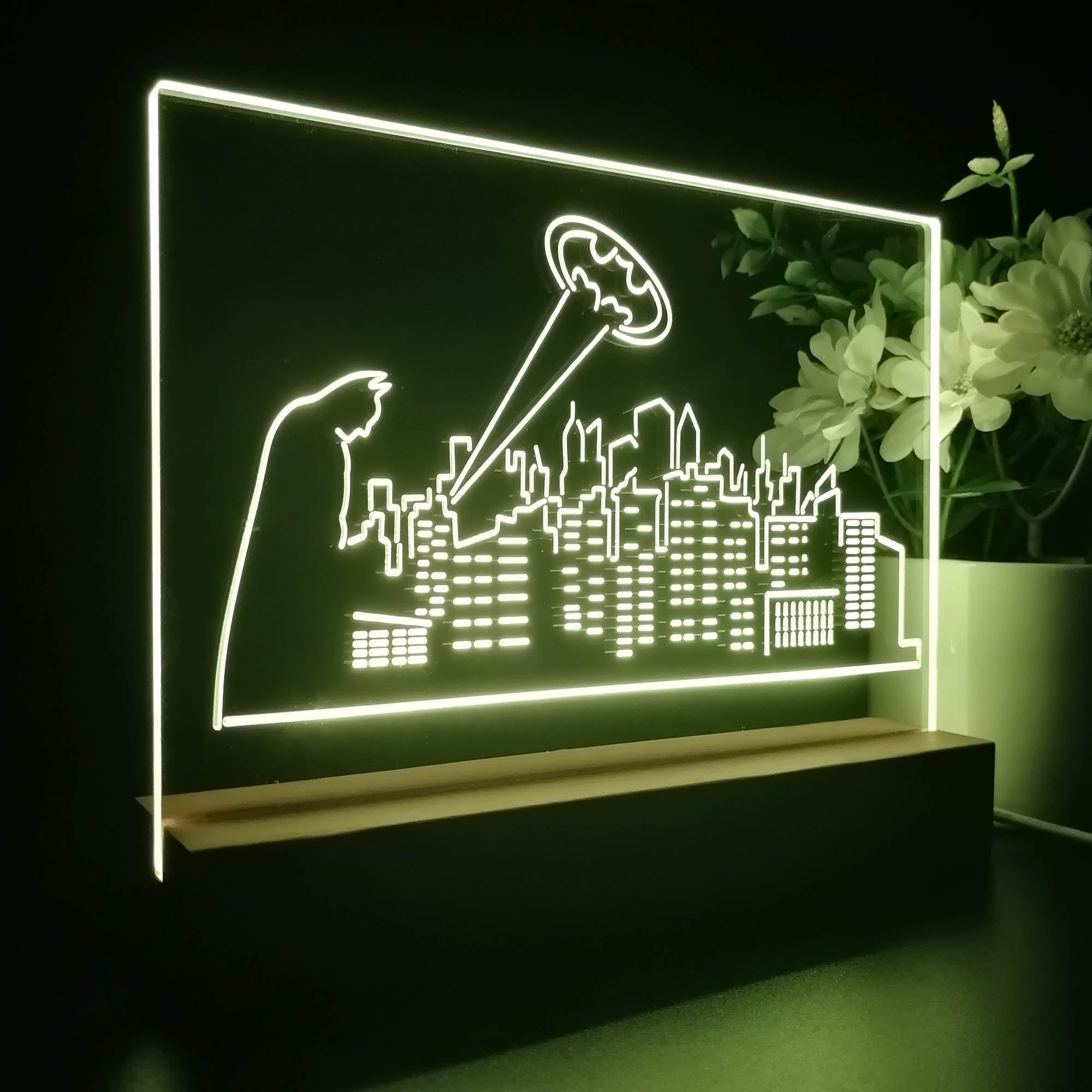 Gotham City Batman Night Light LED Sign