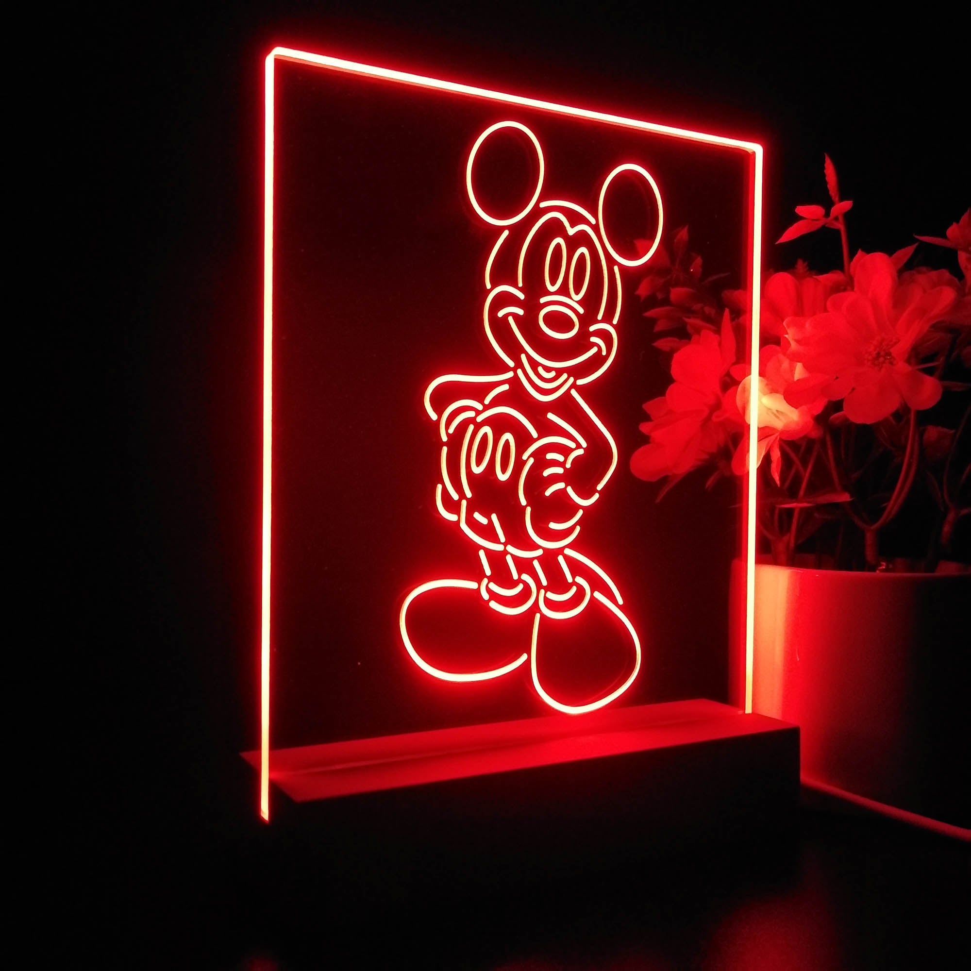 Mickeys Mouses Night Light LED Sign