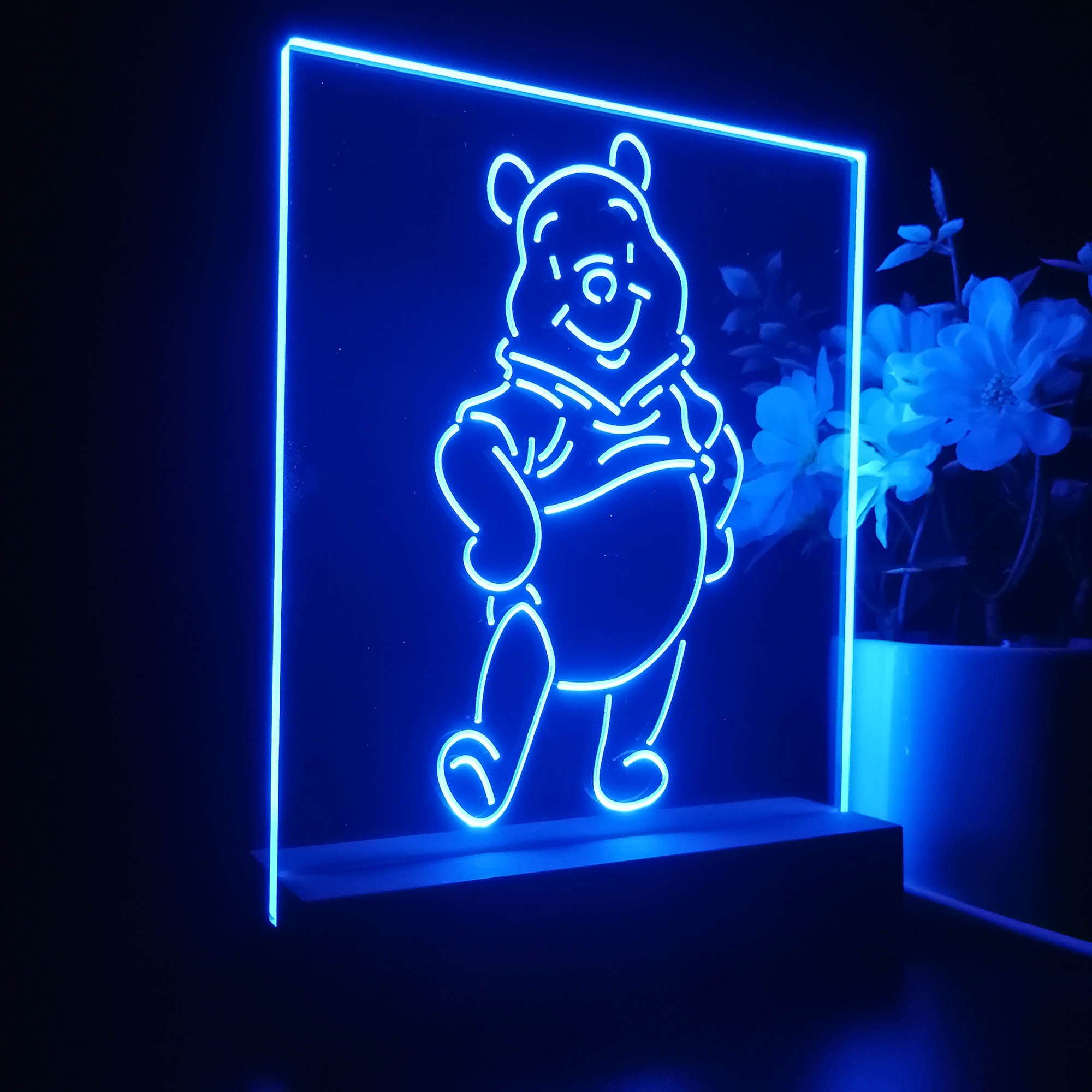 Winnie the Pooh Stand Up Night Light LED Sign