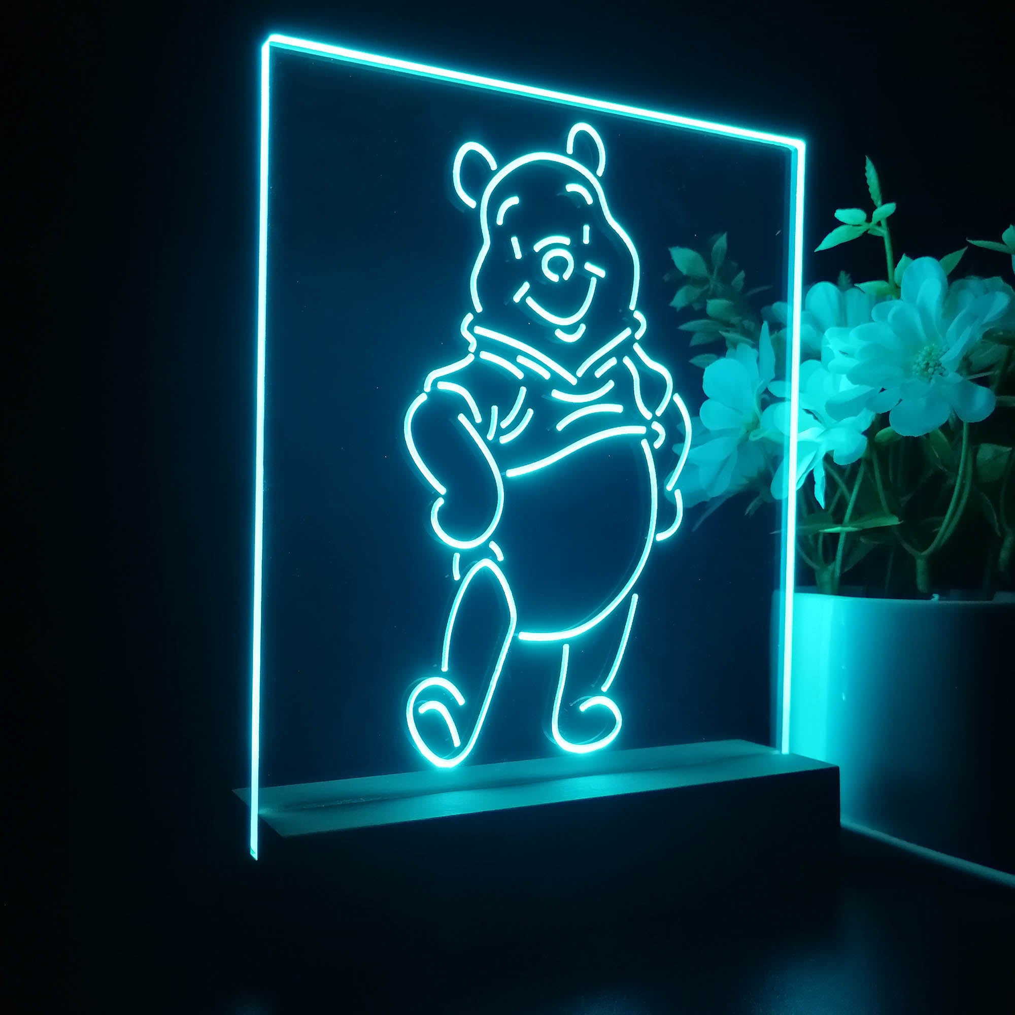 Winnie the Pooh Stand Up Night Light LED Sign