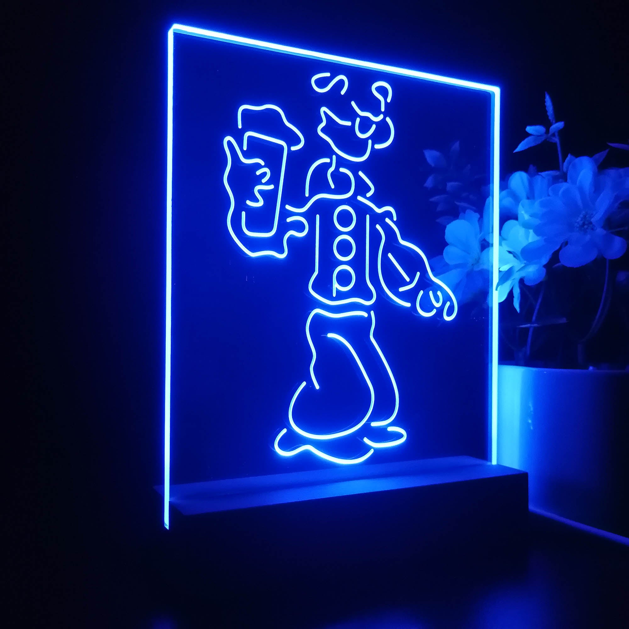 Popeye Cartoon Night Light LED Sign