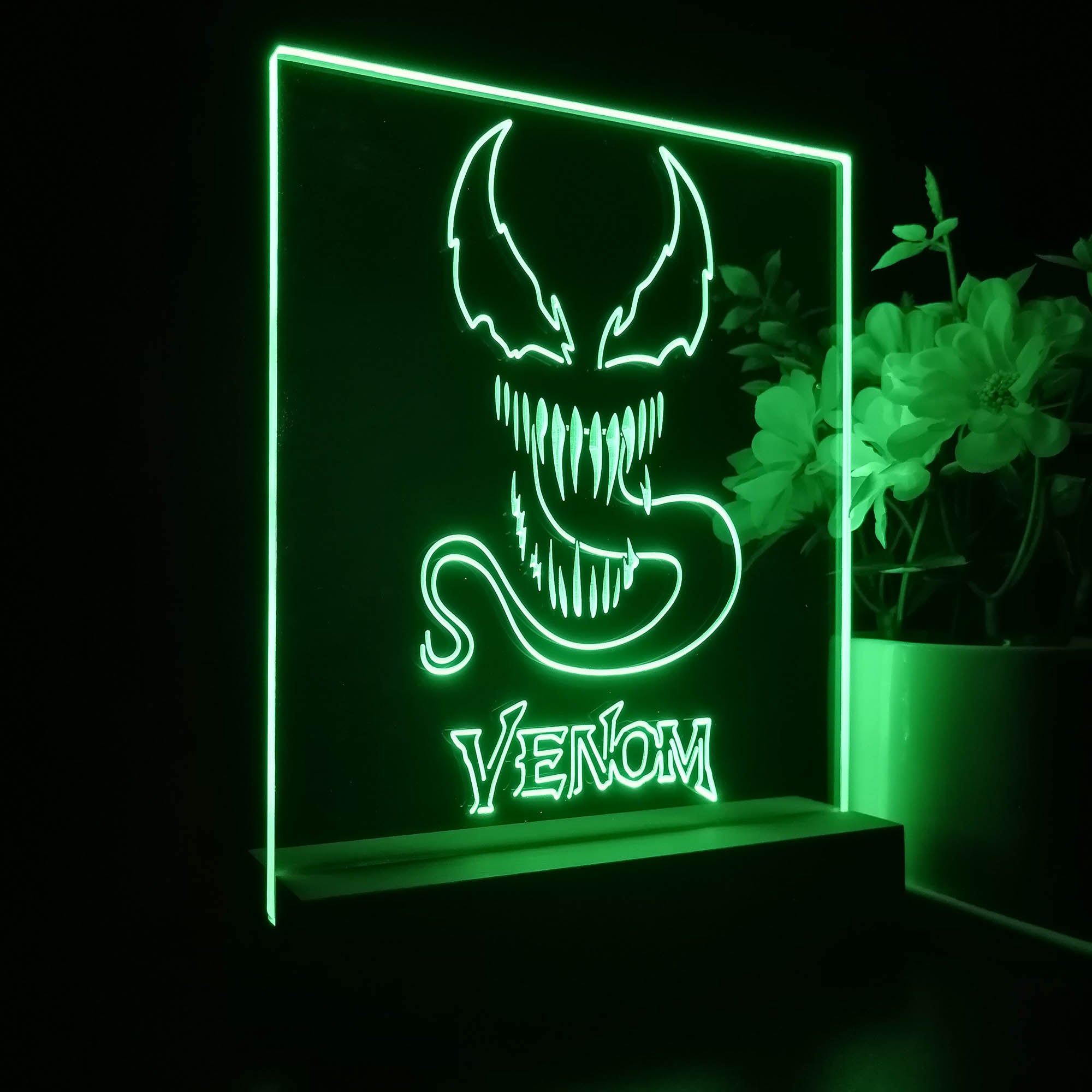 Venom Marvel Character Hero Night Light LED Sign