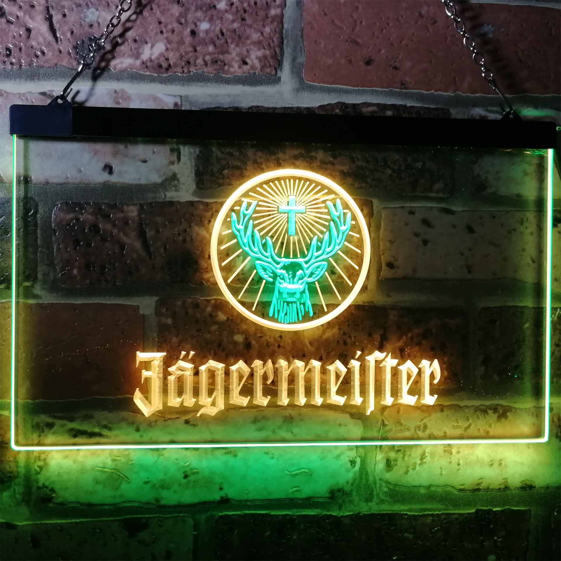 Jagermeisters Deers Drink Bar LED Neon Sign