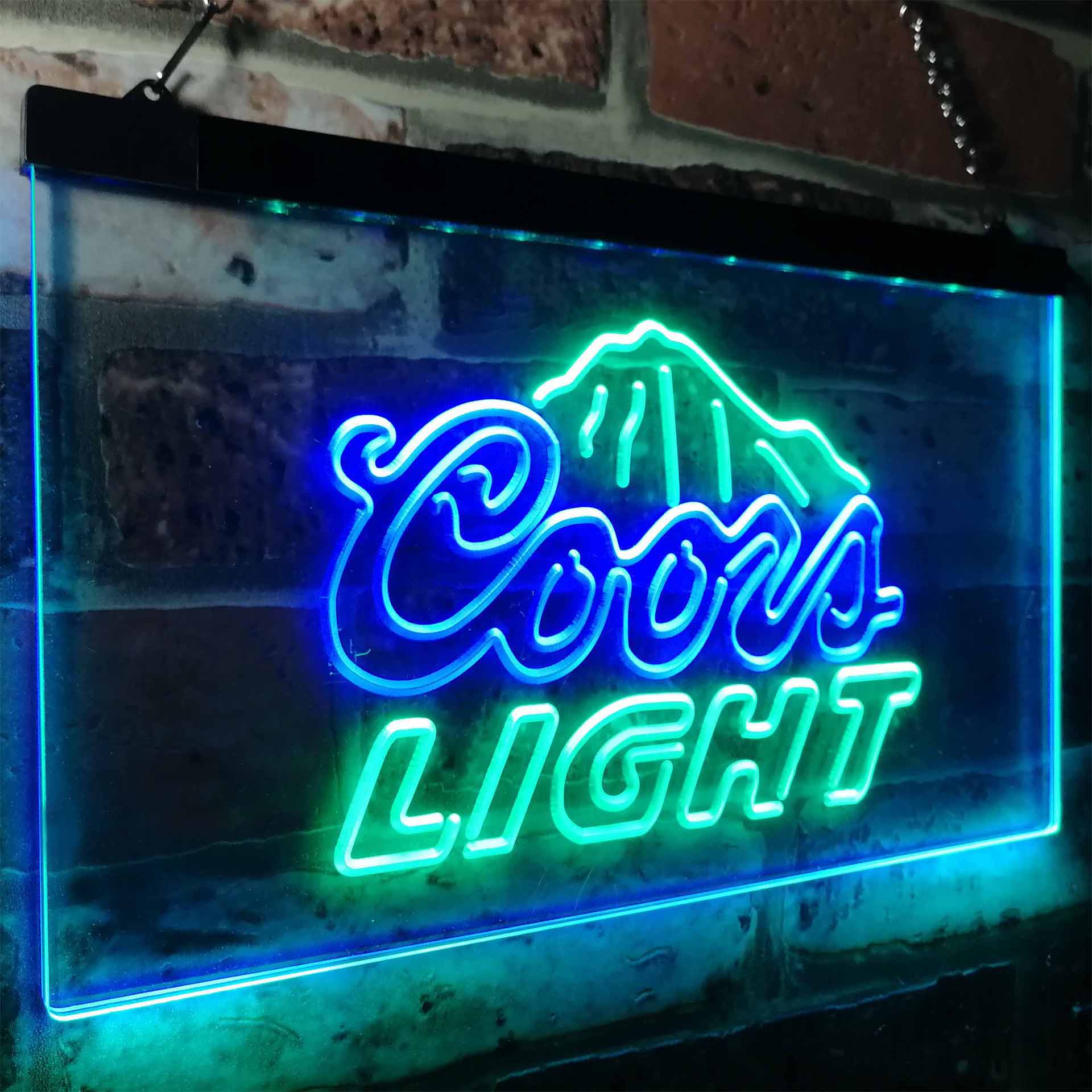 Coorss Lights Mountain Beer Bar Decoration Gifts LED Neon Sign