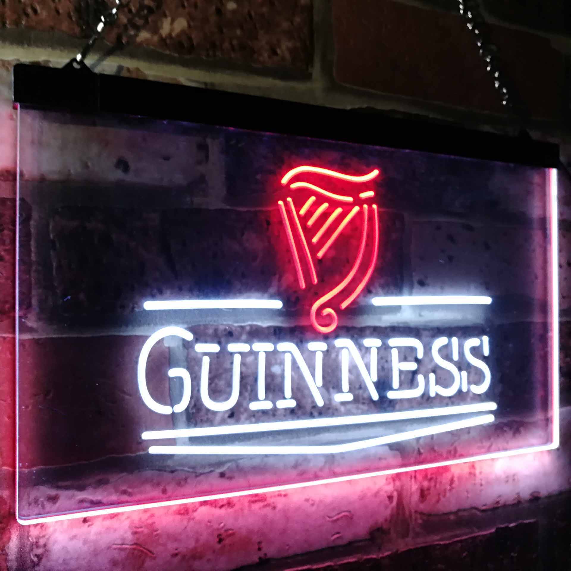 Guinnesss Classics Beer Bar LED Neon Sign