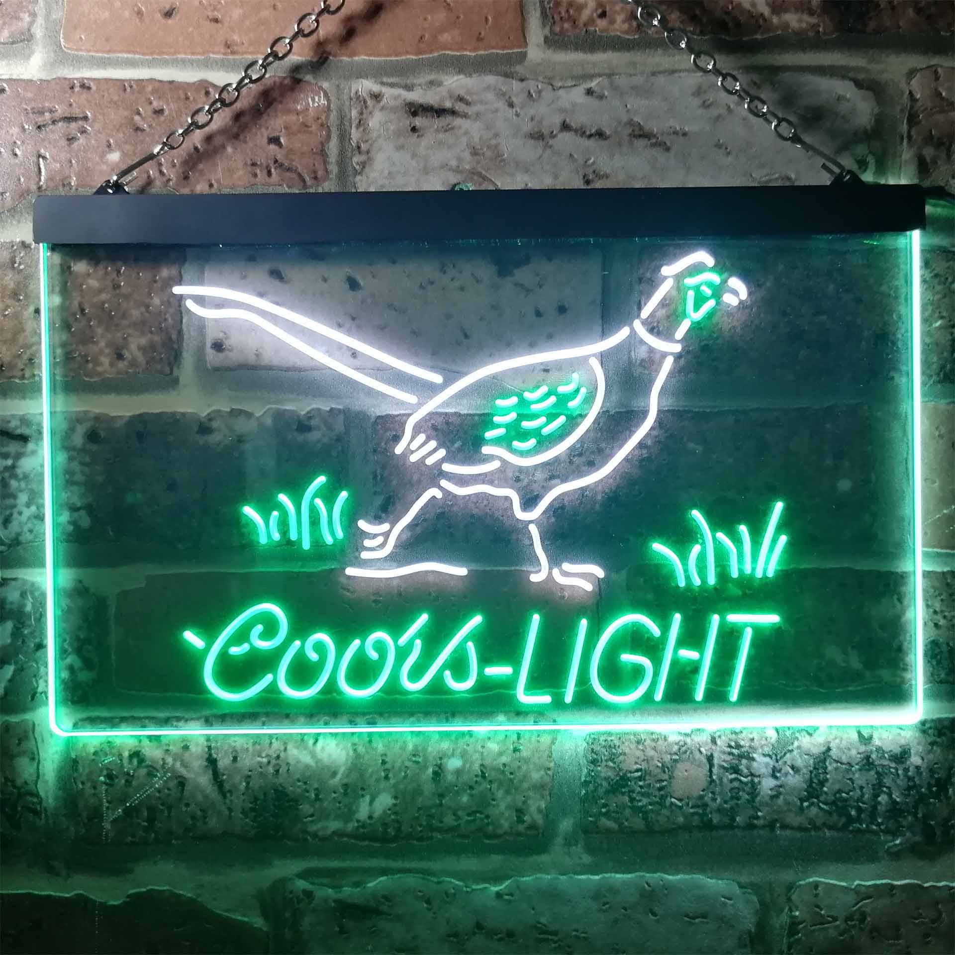 Coors Light Pheasant Man Cave LED Neon Sign