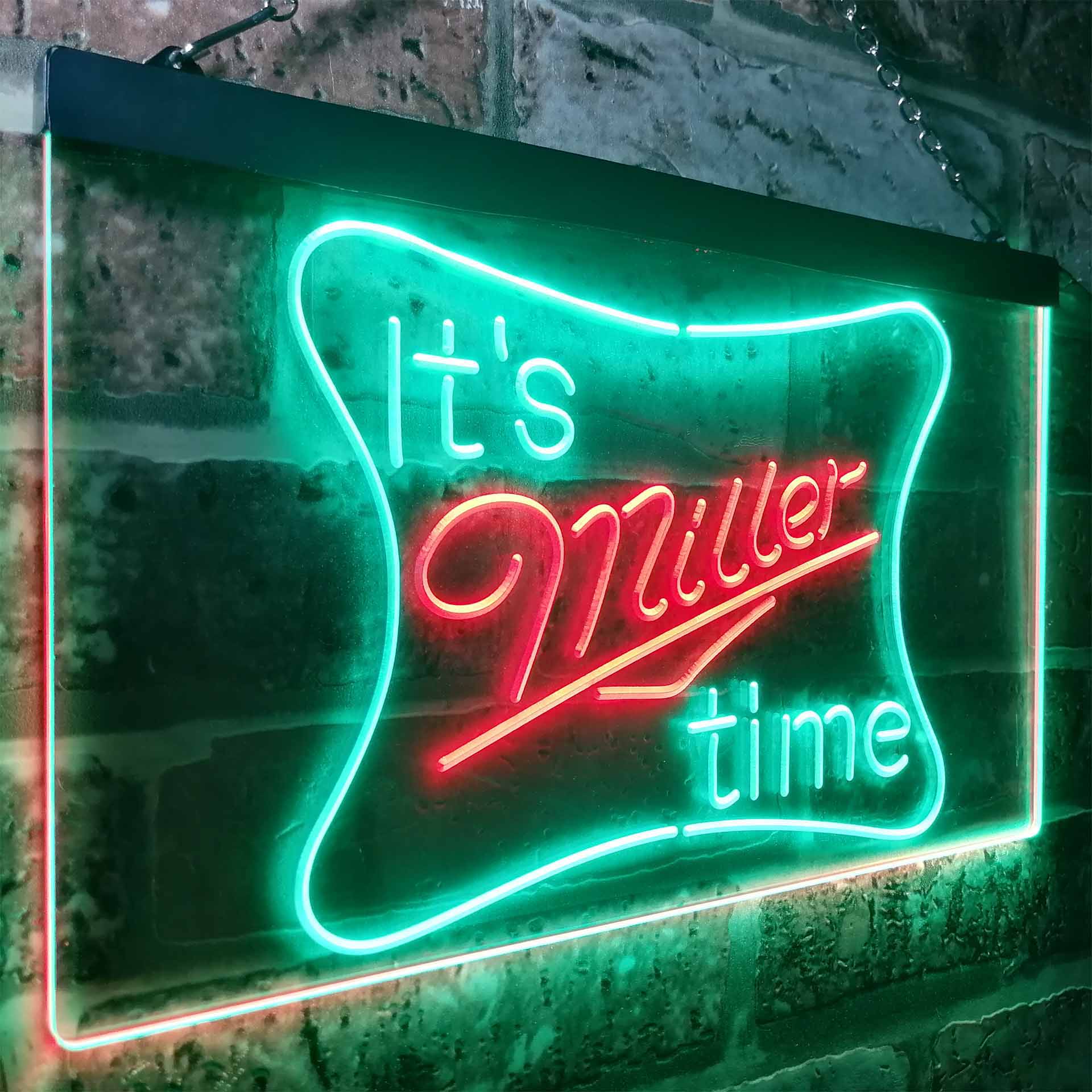It's Millers Times Beer Bar LED Neon Sign