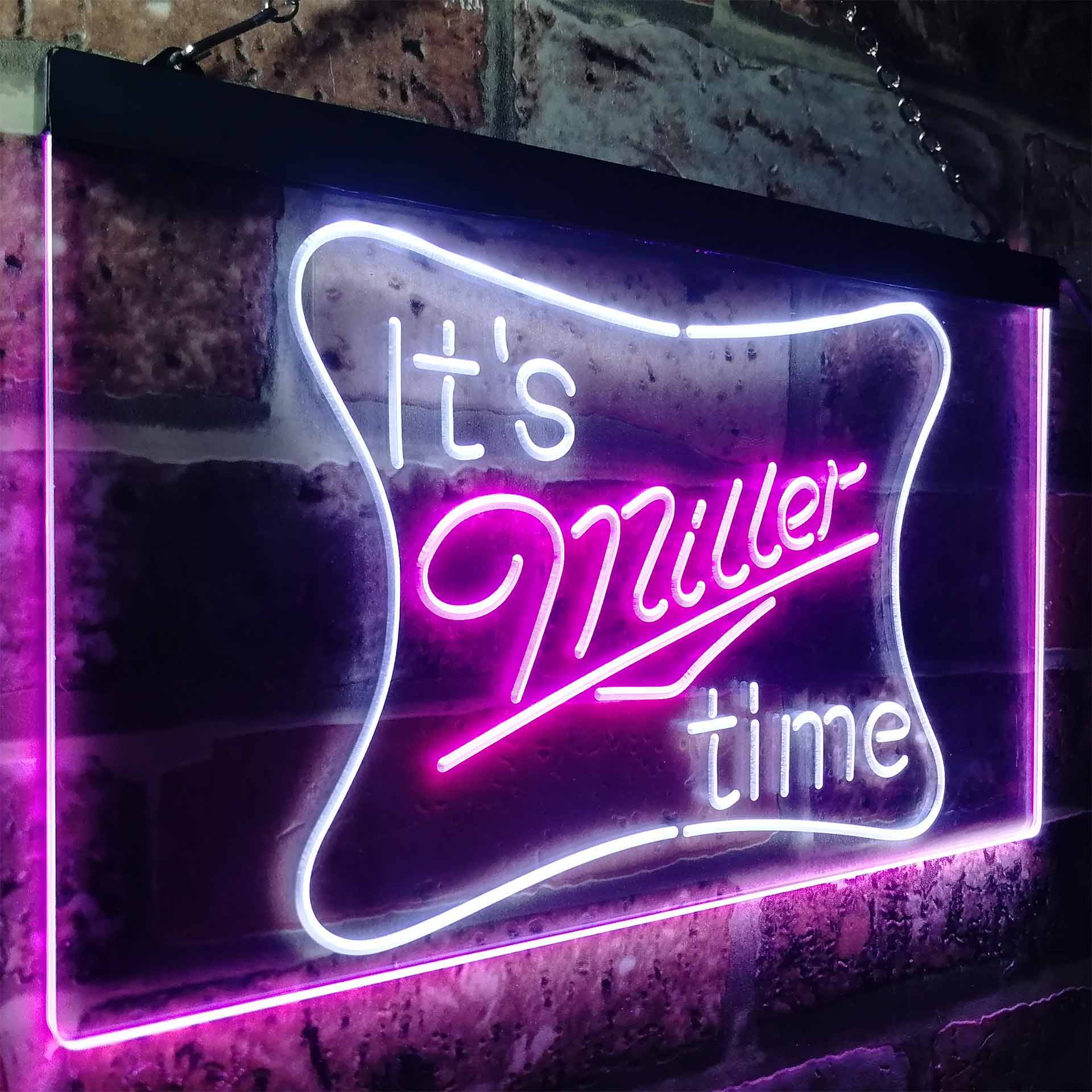 It's Millers Times Beer Bar LED Neon Sign