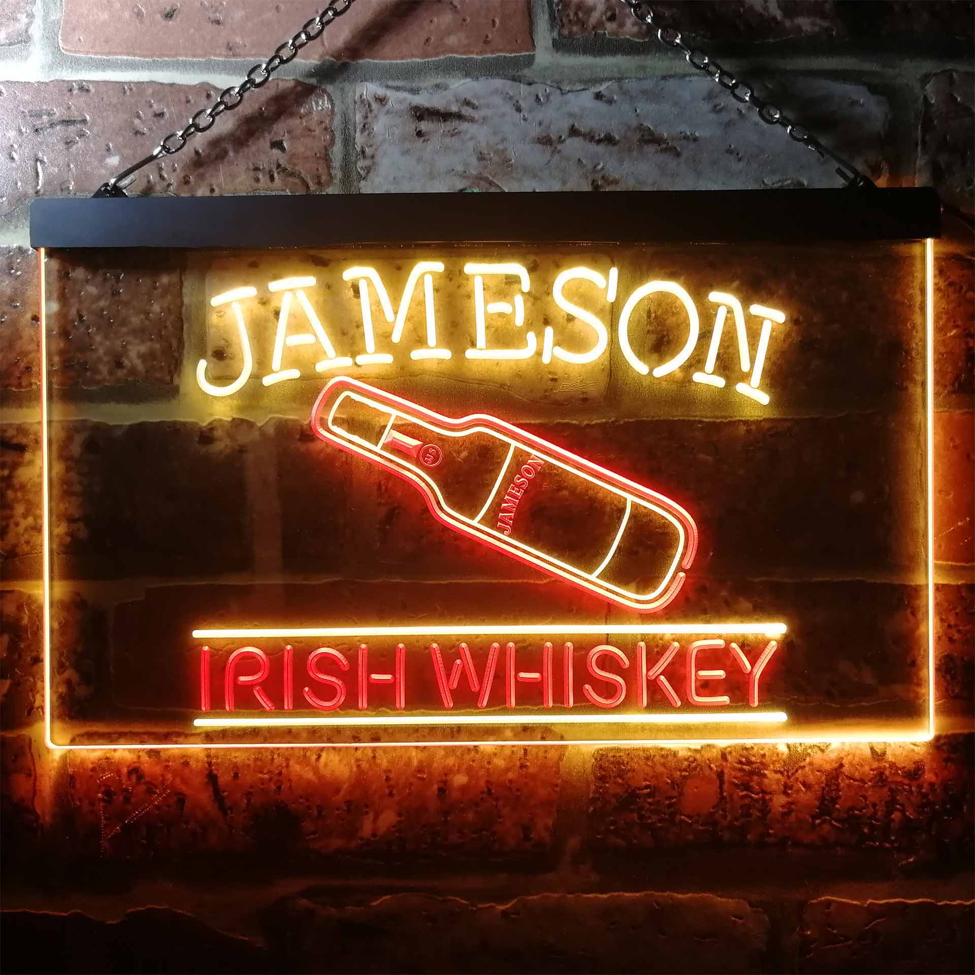 Jameson Irish Whiskey Bar Decoration LED Neon Sign