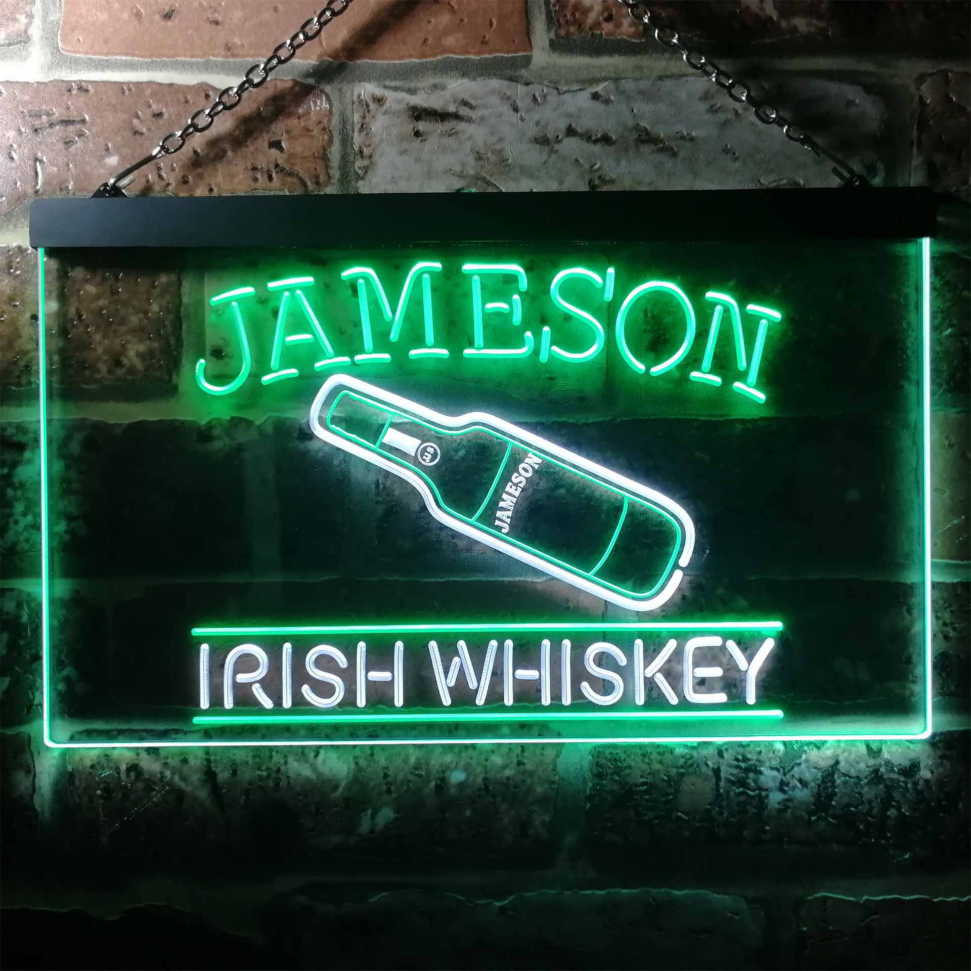 Jameson Irish Whiskey Bar Decoration LED Neon Sign