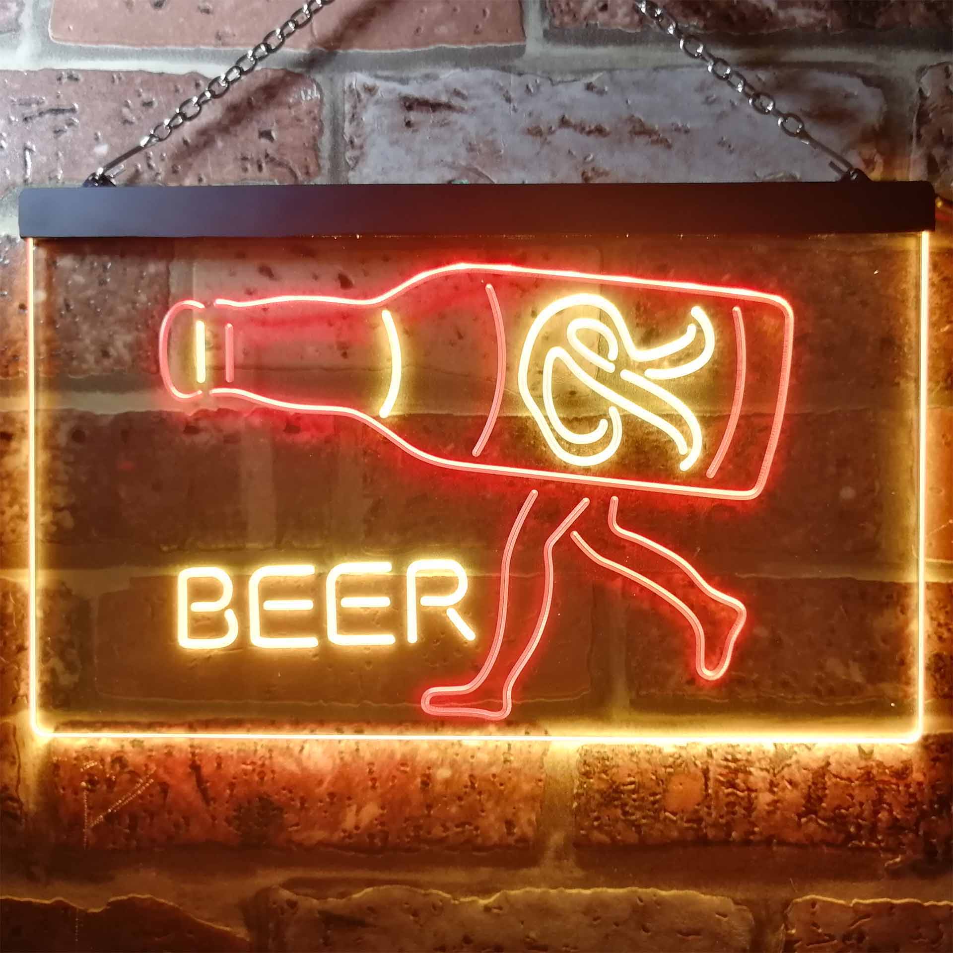Rainier Beer Garage Man Cave Bar LED Neon Sign