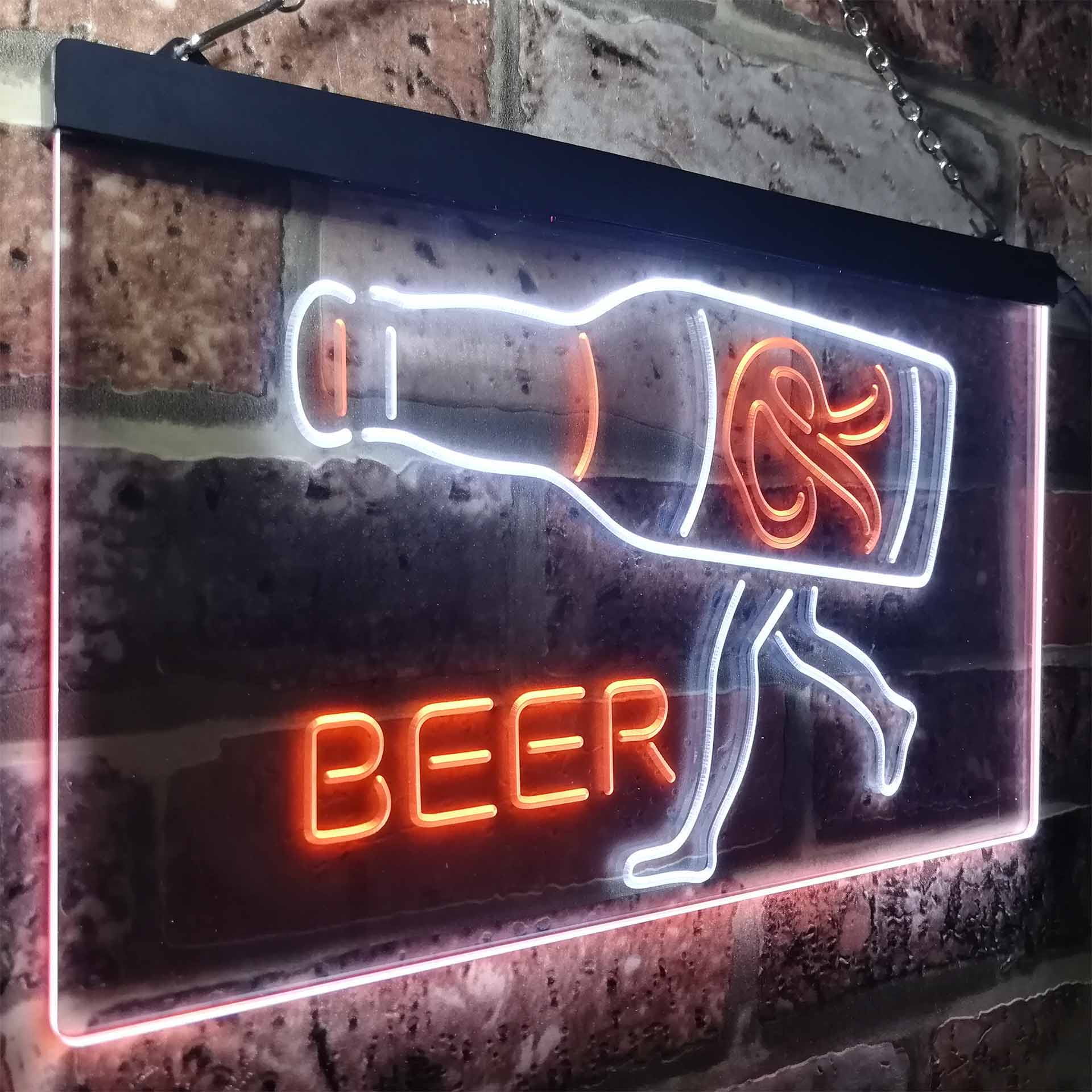 Rainier Beer Garage Man Cave Bar LED Neon Sign