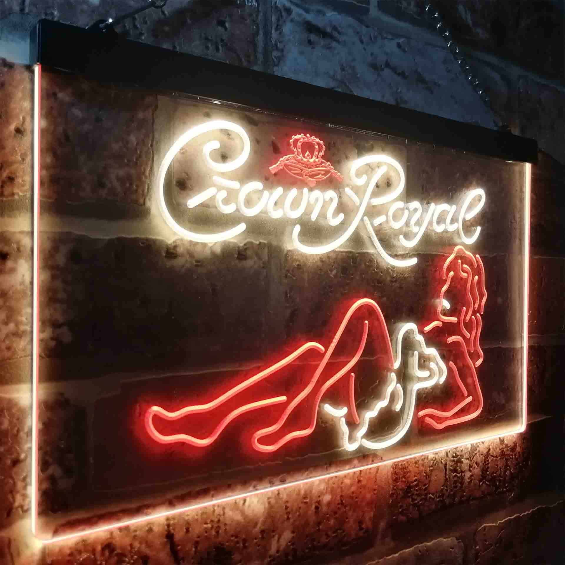 Crown Royal Lady Bar LED Neon Sign