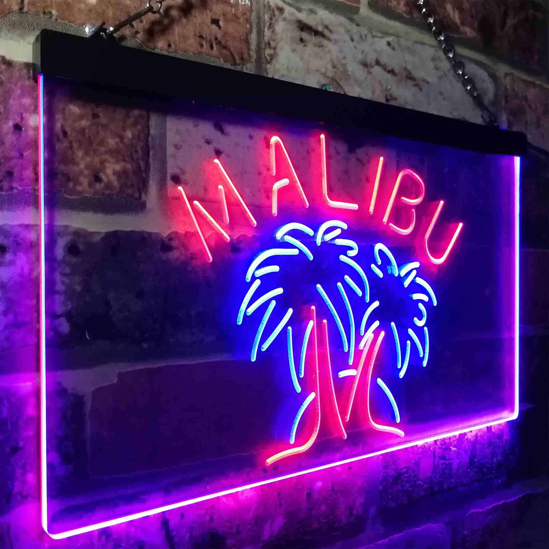 Malibu Rum Wine Bar LED Neon Sign