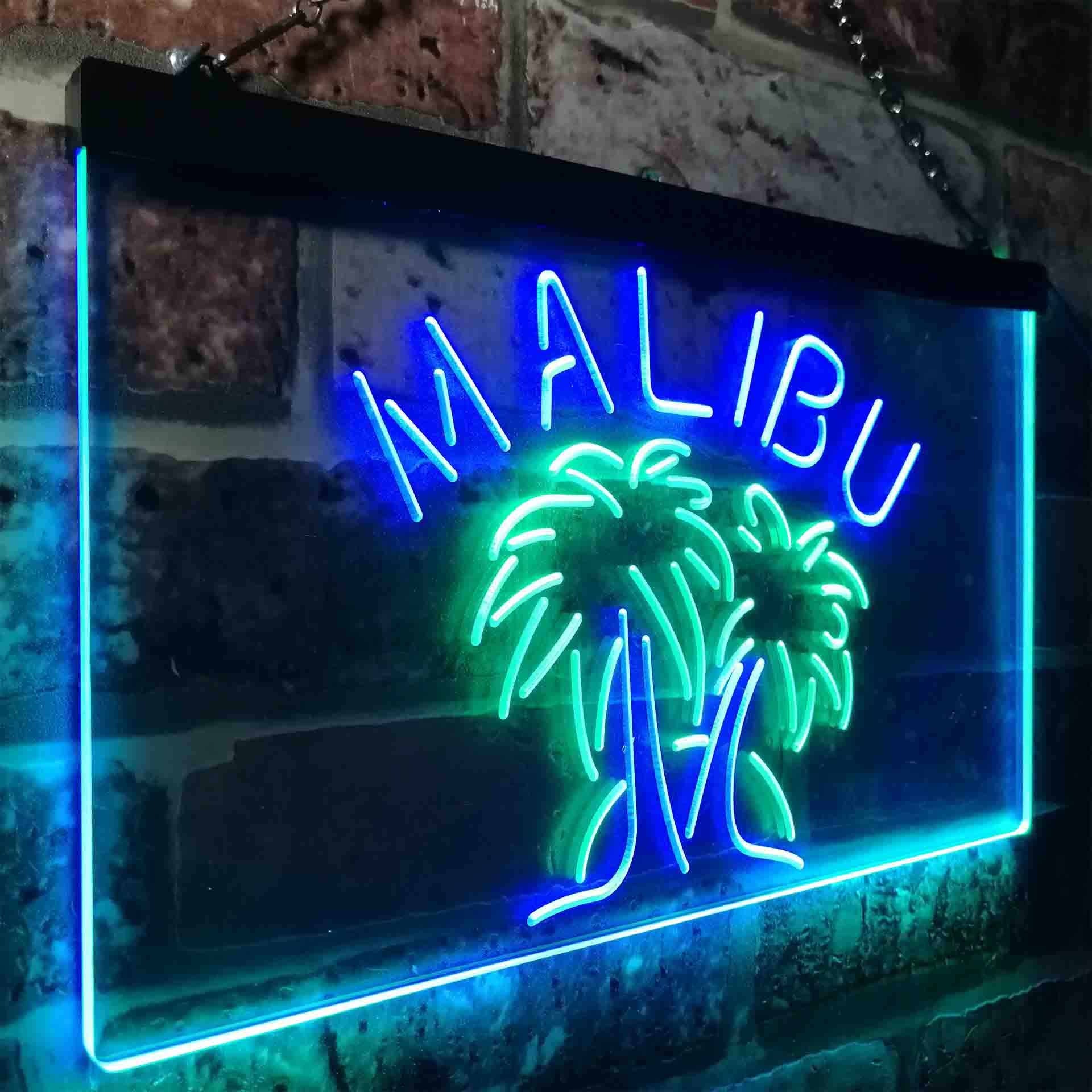 Malibu Rum Wine Bar LED Neon Sign