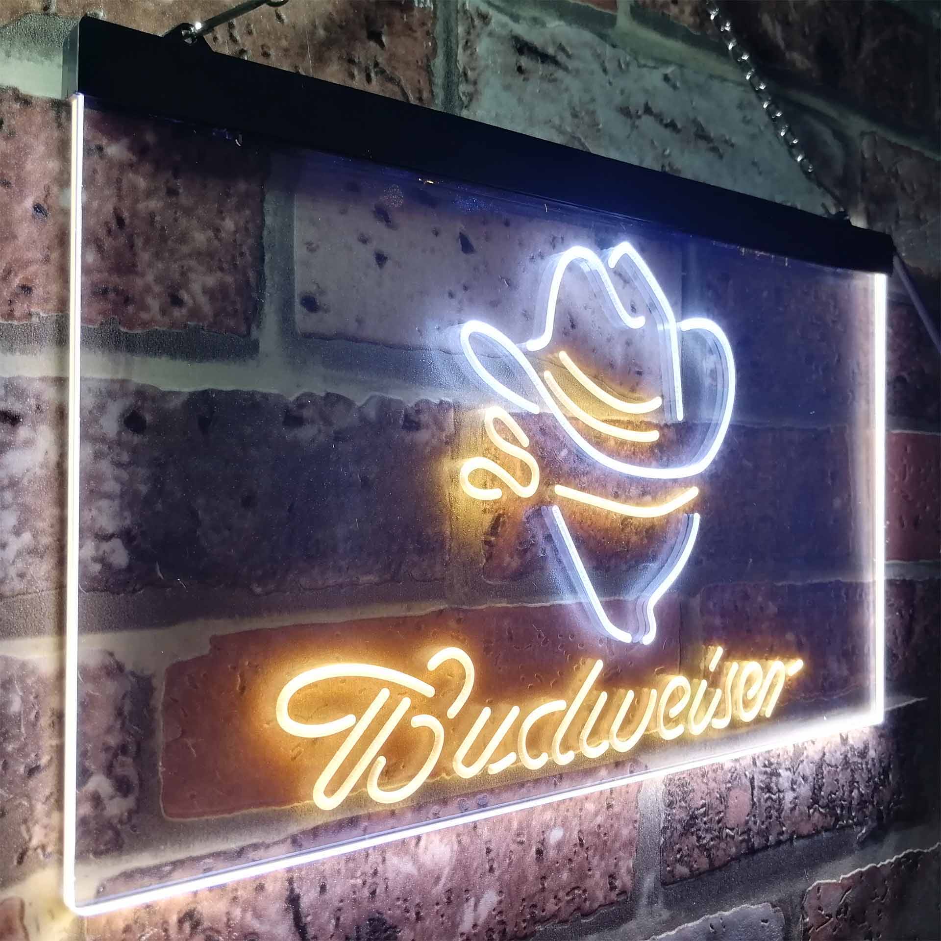 Budweiser Cowboy LED Neon Sign