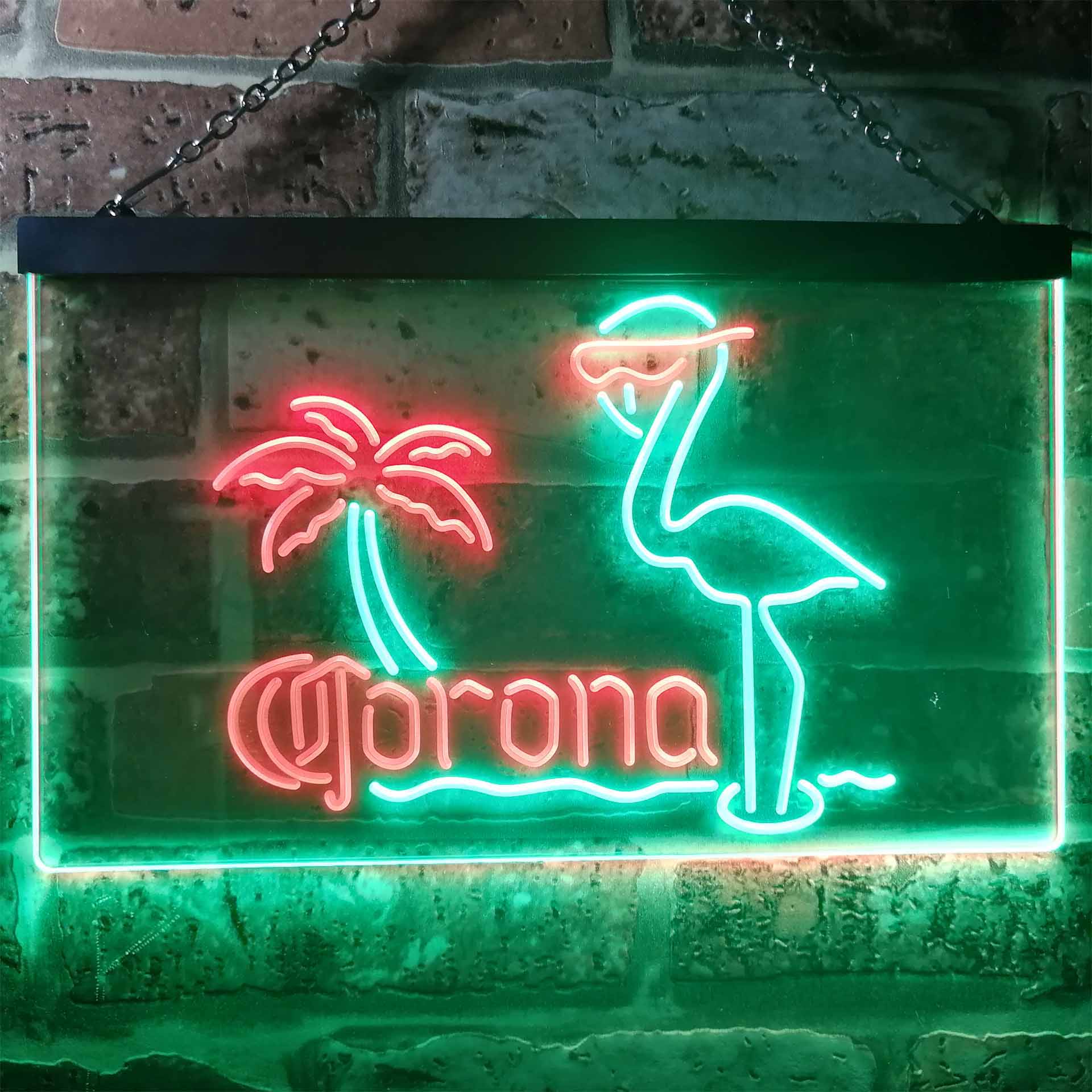 Corona Extra Pink Flamingo LED Neon Sign