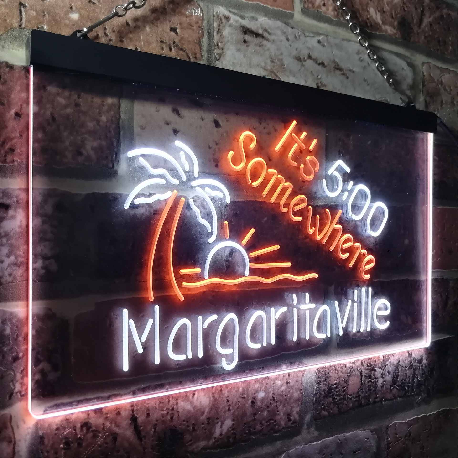 It's 500 Somewhere Margaritaville LED Neon Sign
