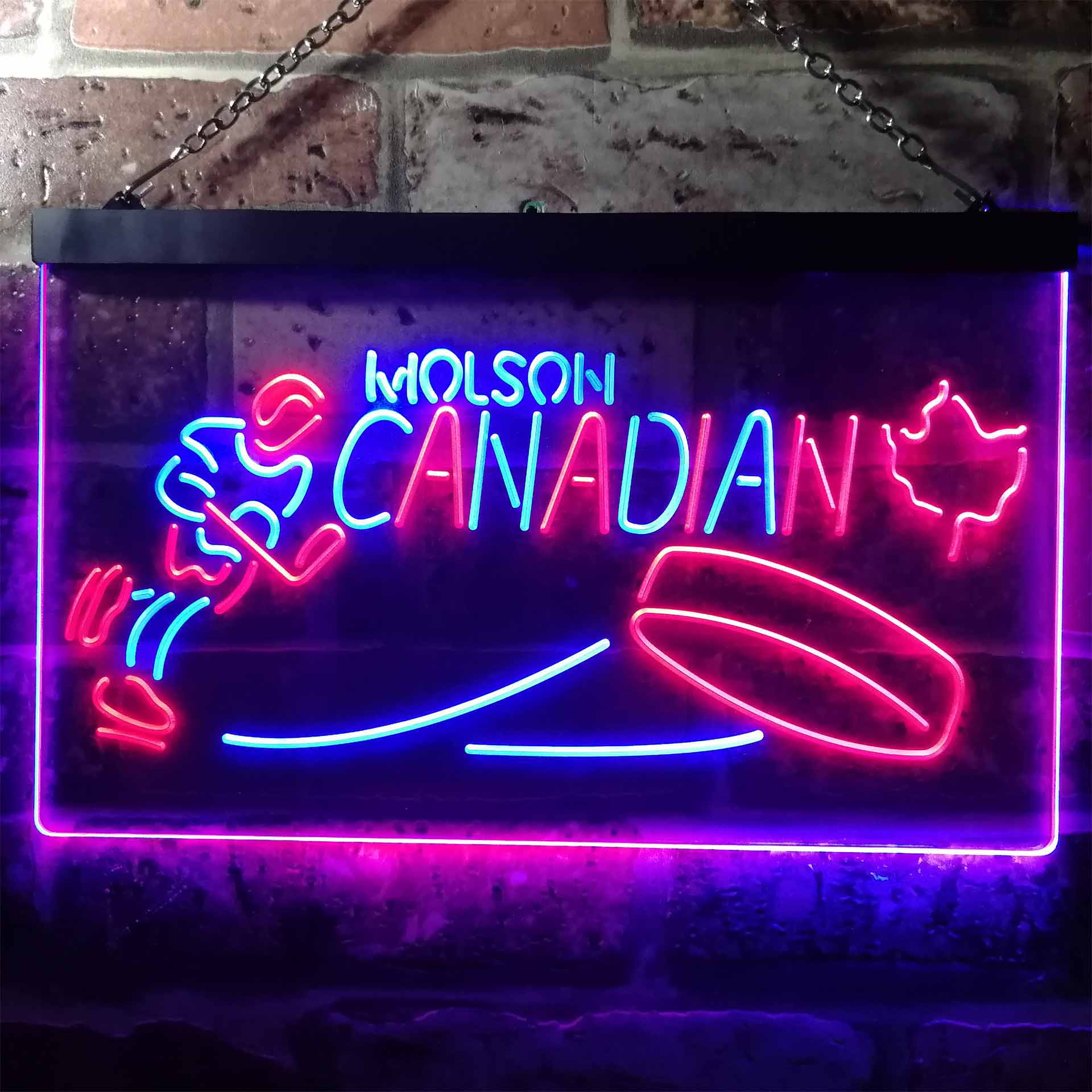 Molson Canadian Hockey LED Neon Sign