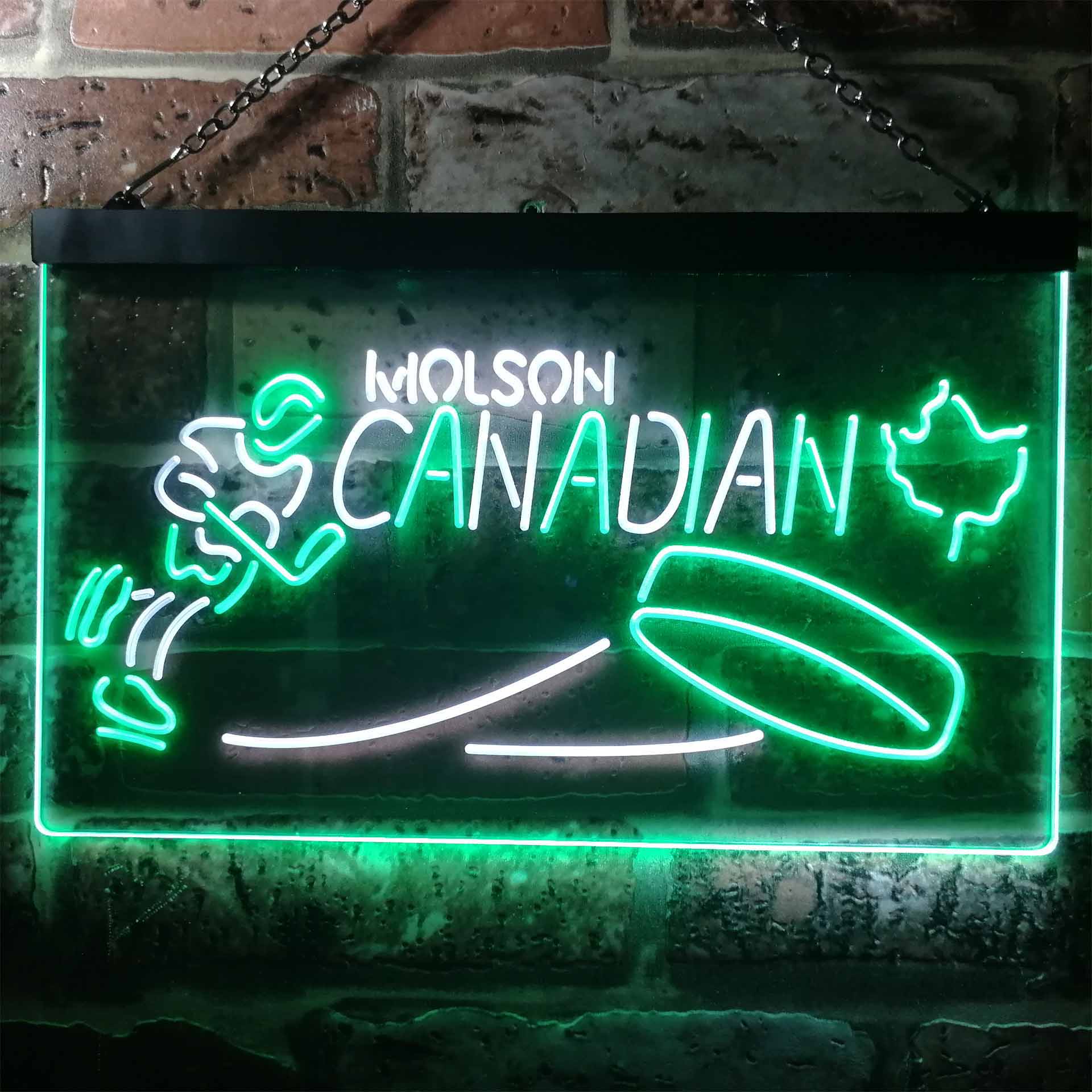 Molson Canadian Hockey LED Neon Sign
