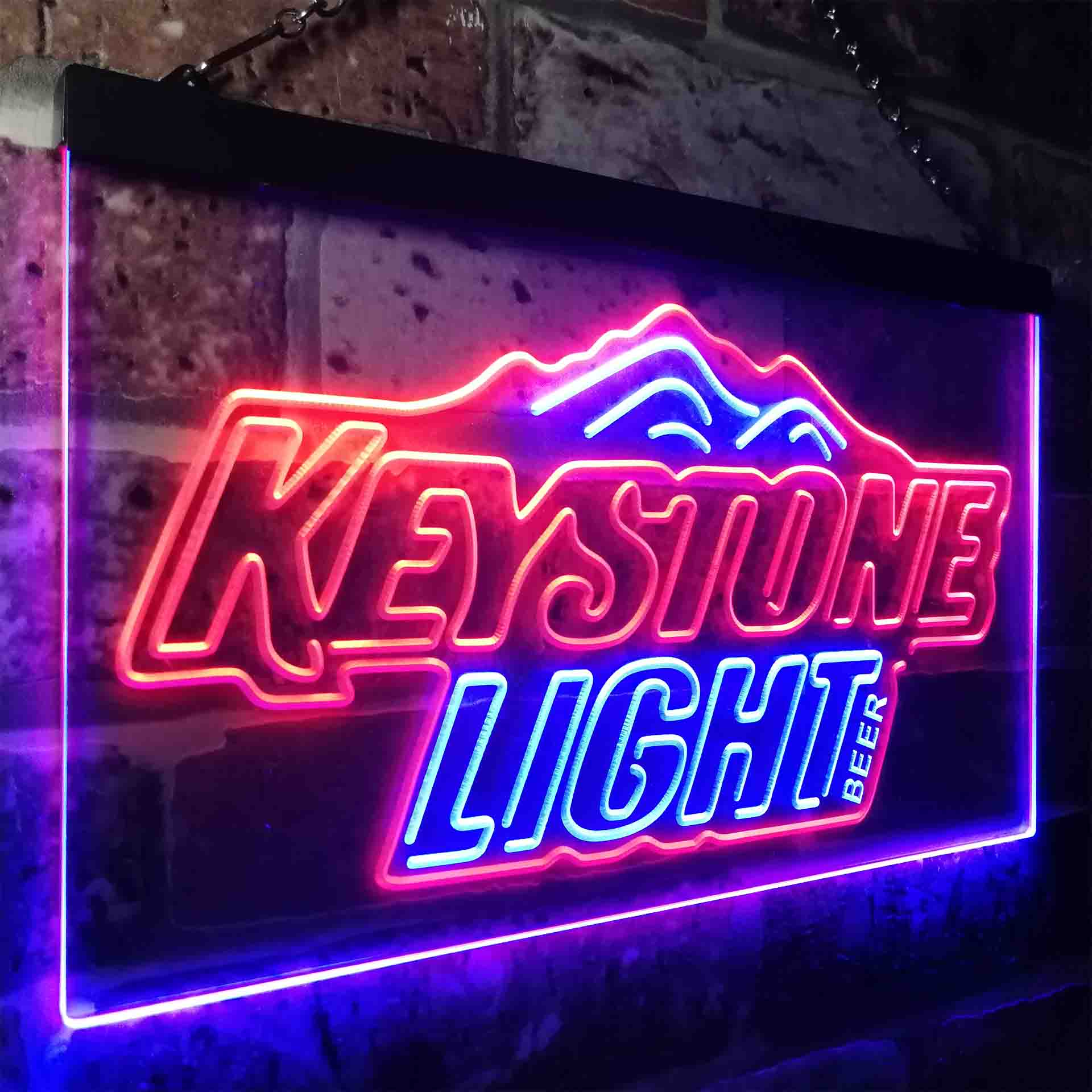 Keystones Light Beer LED Neon Sign