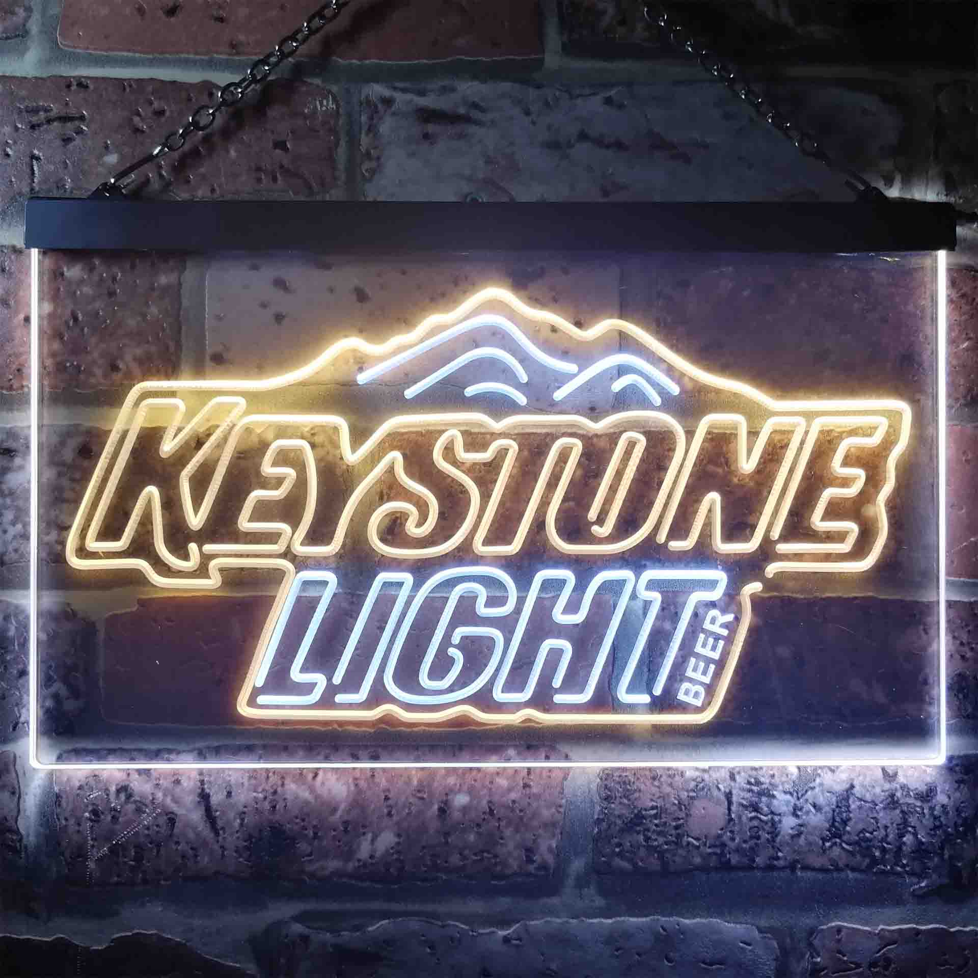 Keystones Light Beer LED Neon Sign