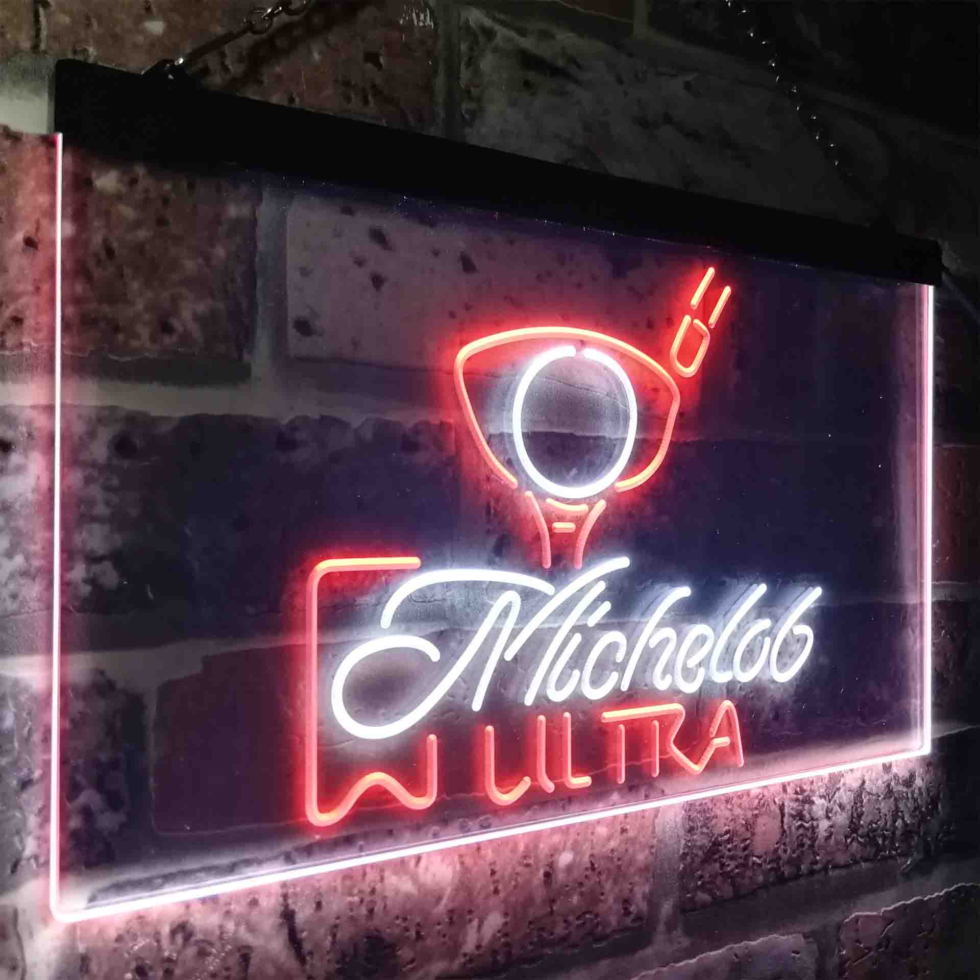 Michelob Ultra Golf Ball LED Neon Sign
