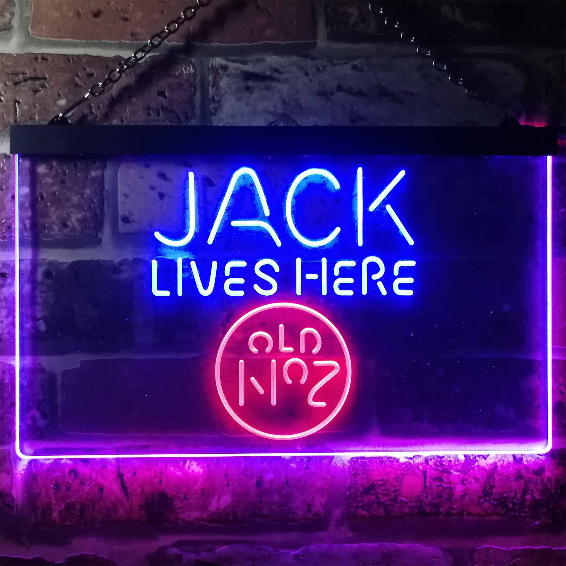 Jack Lives Here LED Neon Sign