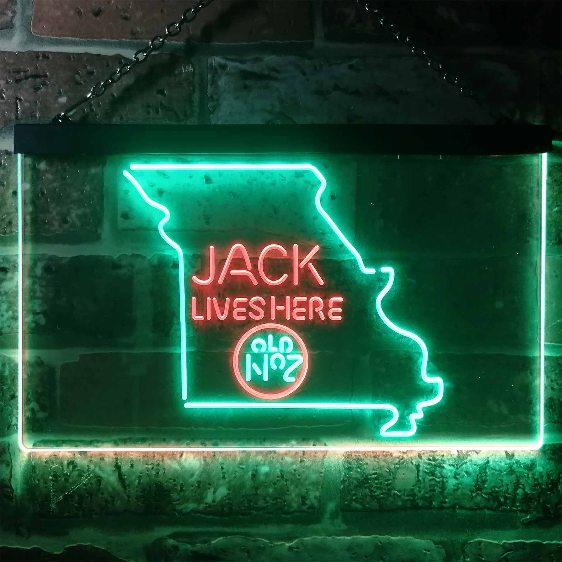 Missouri Jack Lives Here LED Neon Sign