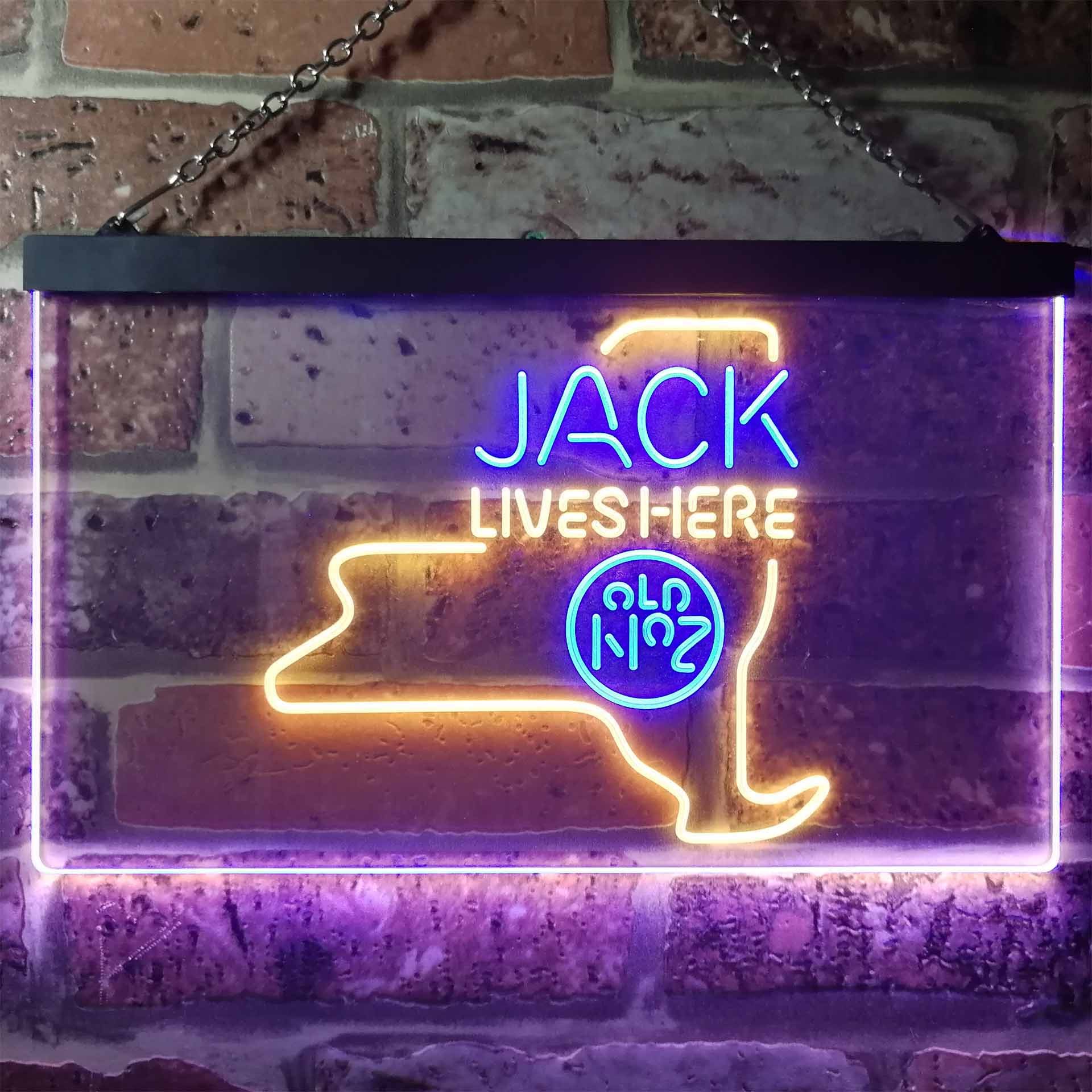New York Jack Lives Here LED Neon Sign