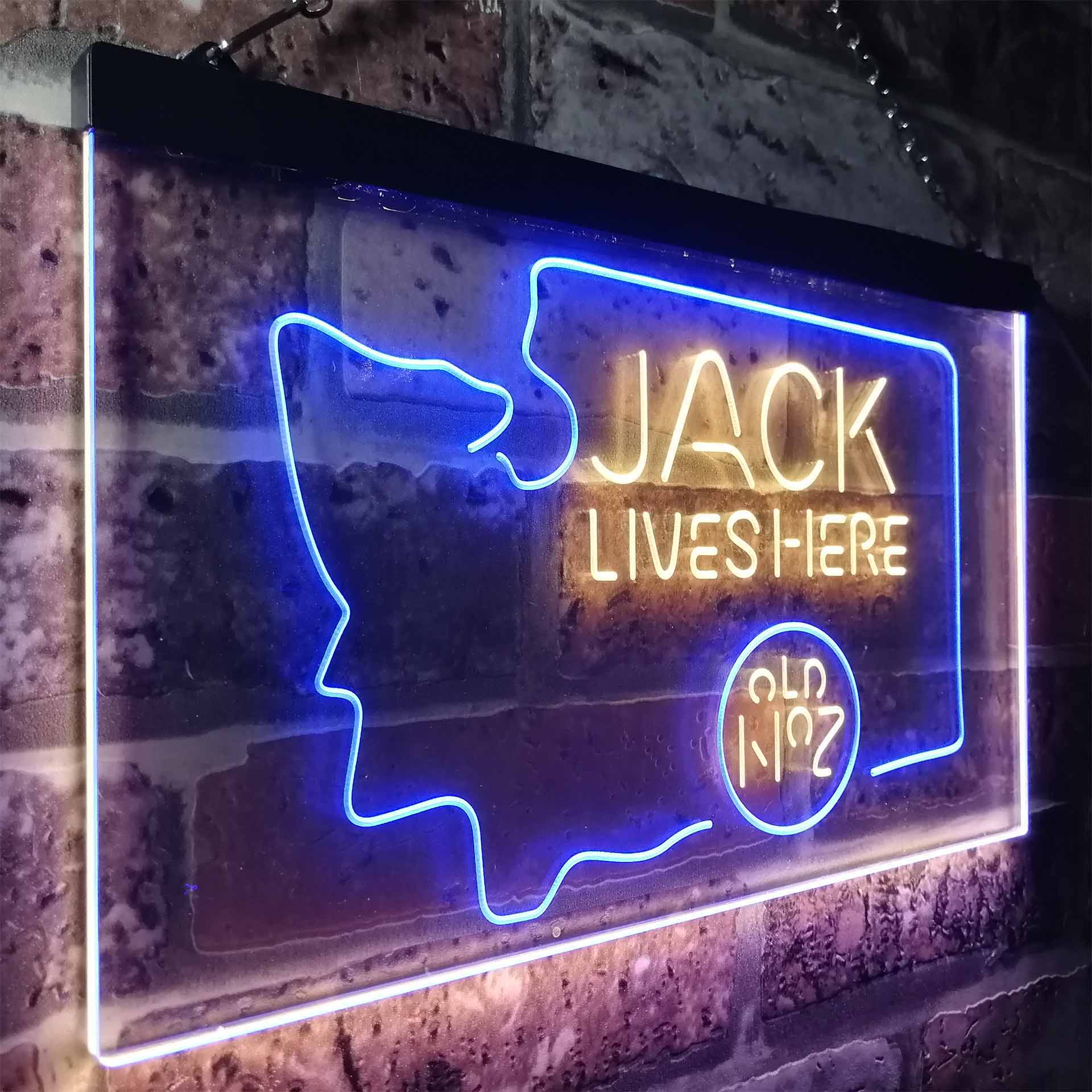 Washington Jack Lives Here LED Neon Sign