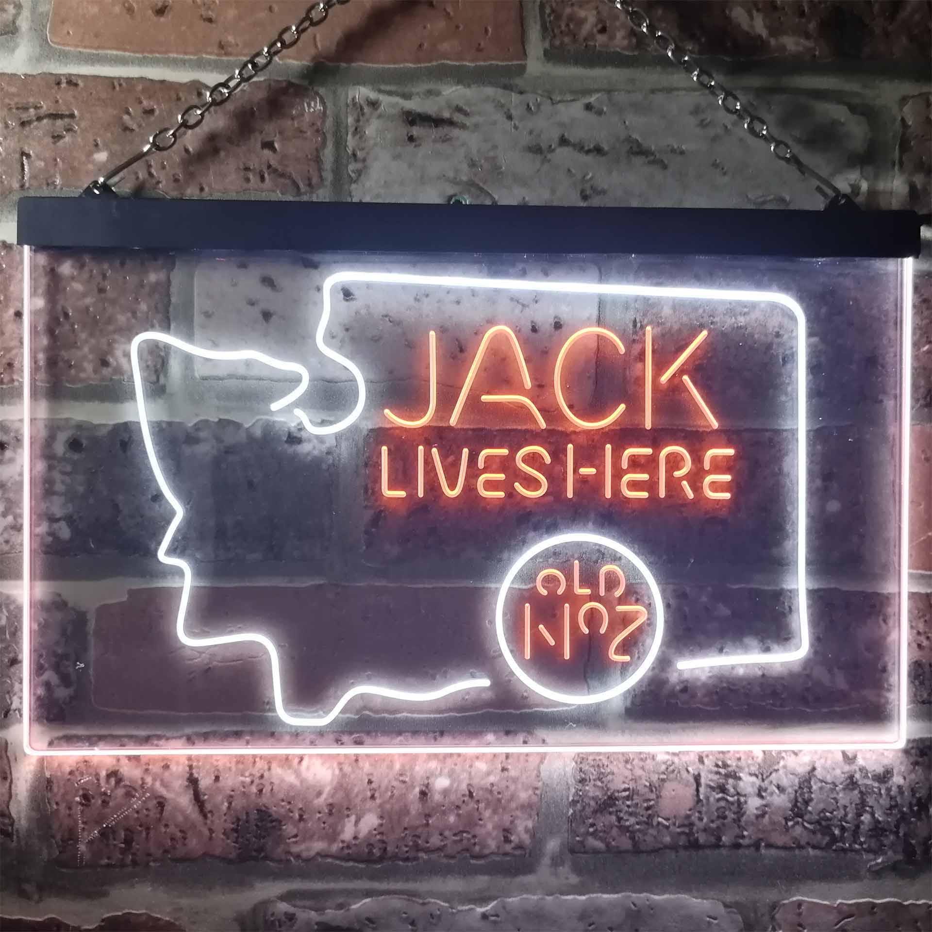Washington Jack Lives Here LED Neon Sign