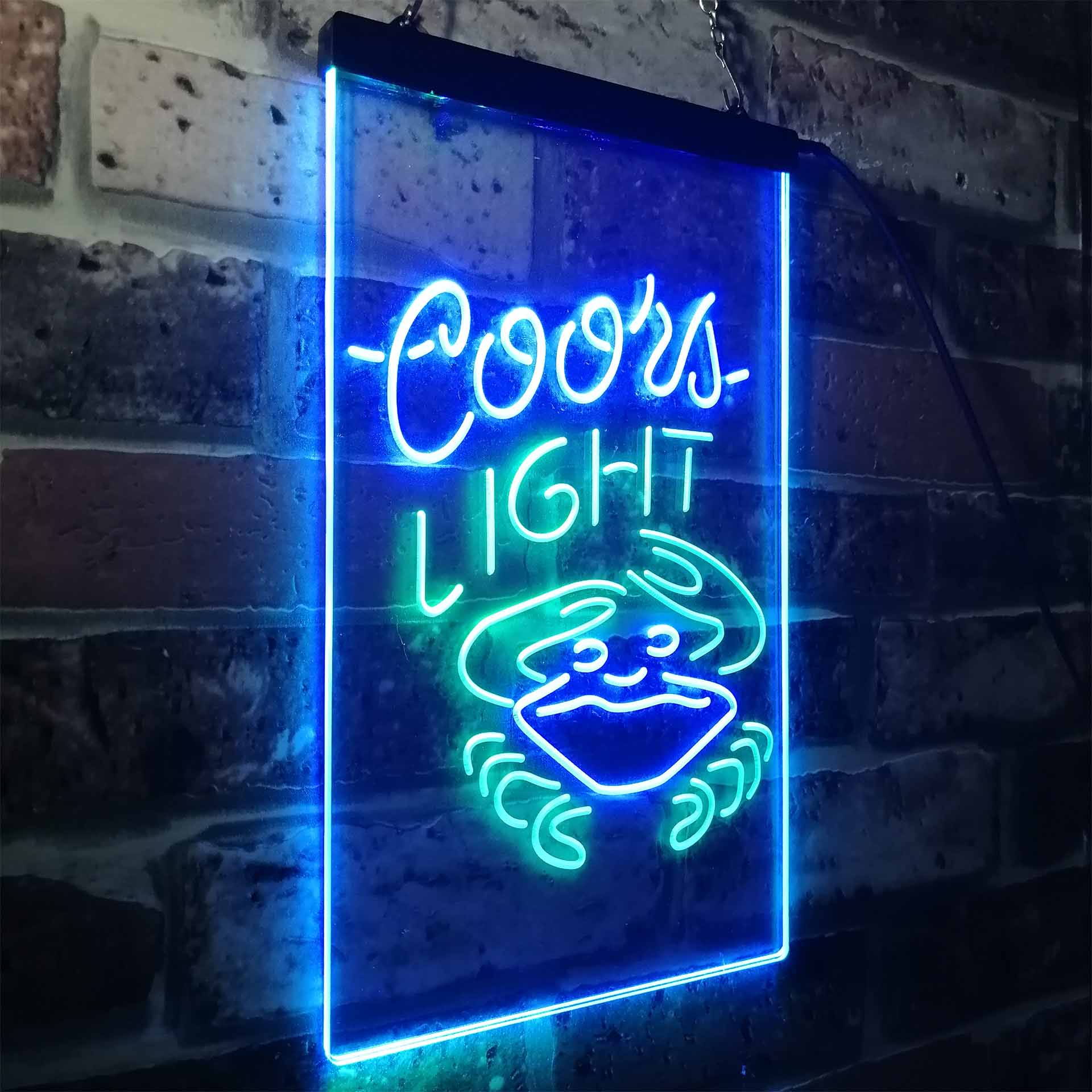 Coors Light Crab Bar LED Neon Sign