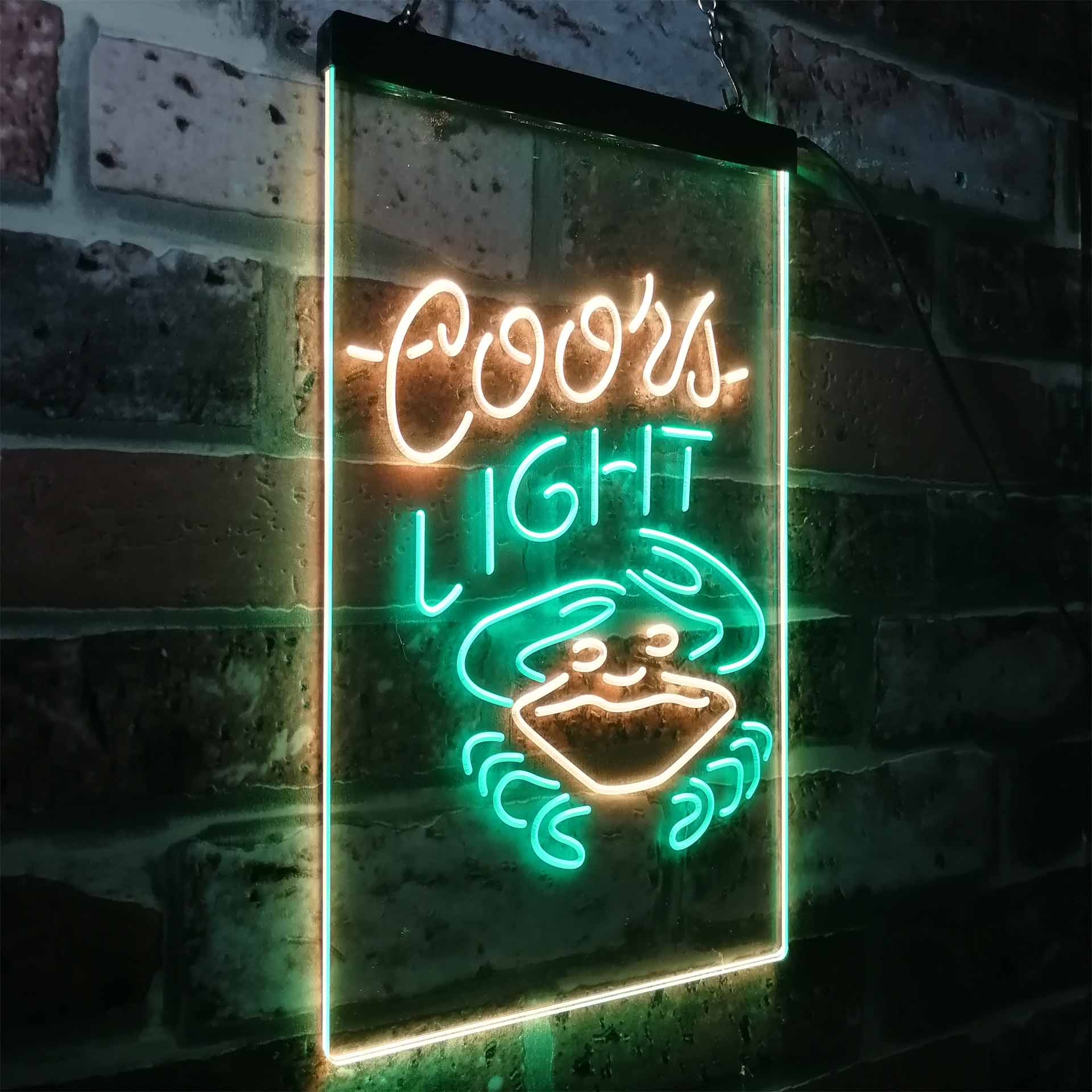 Coors Light Crab Bar LED Neon Sign