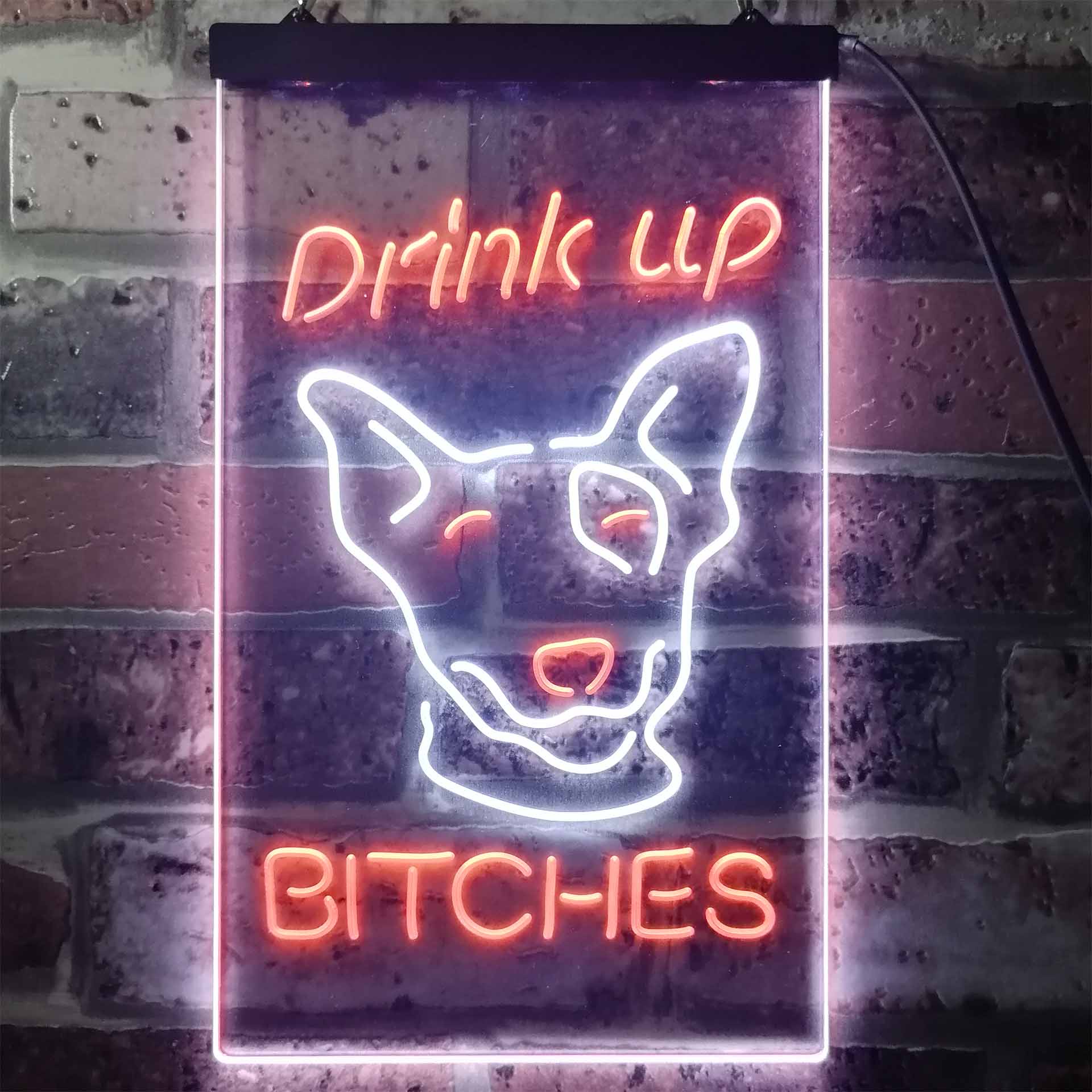 Bud Light Drink Up Mackenzie LED Neon Sign