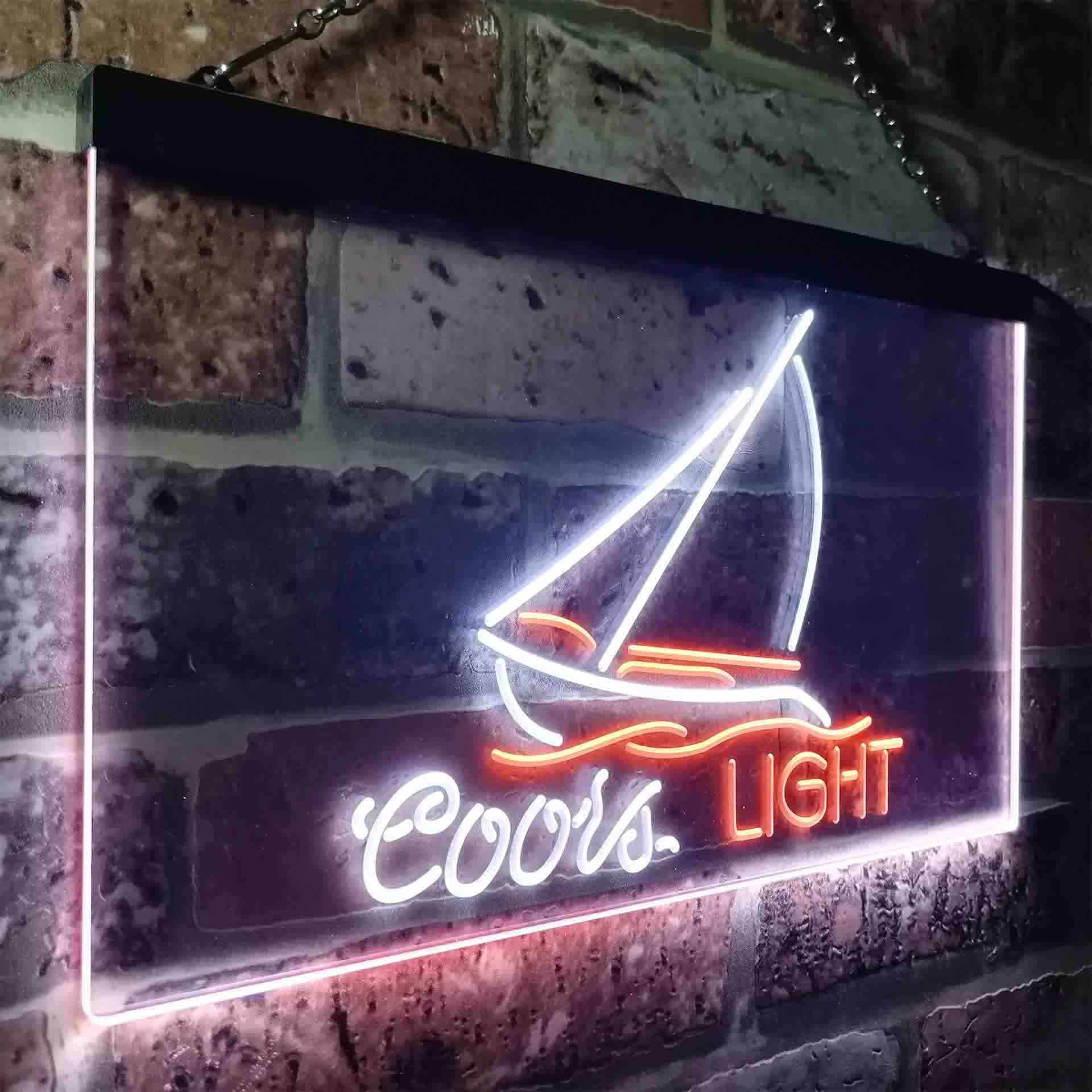 Coors Light Sailboat LED Neon Sign