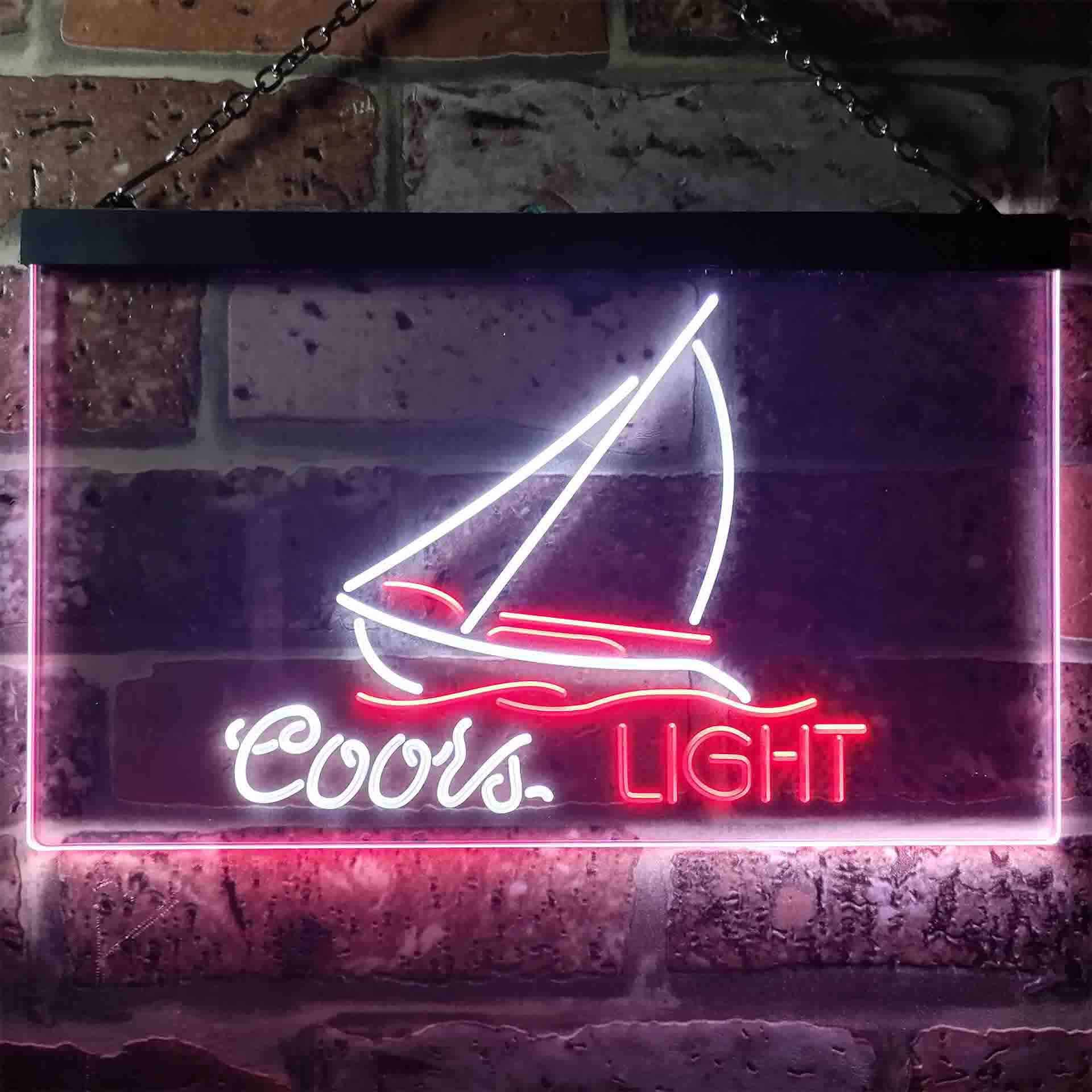 Coors Light Sailboat LED Neon Sign