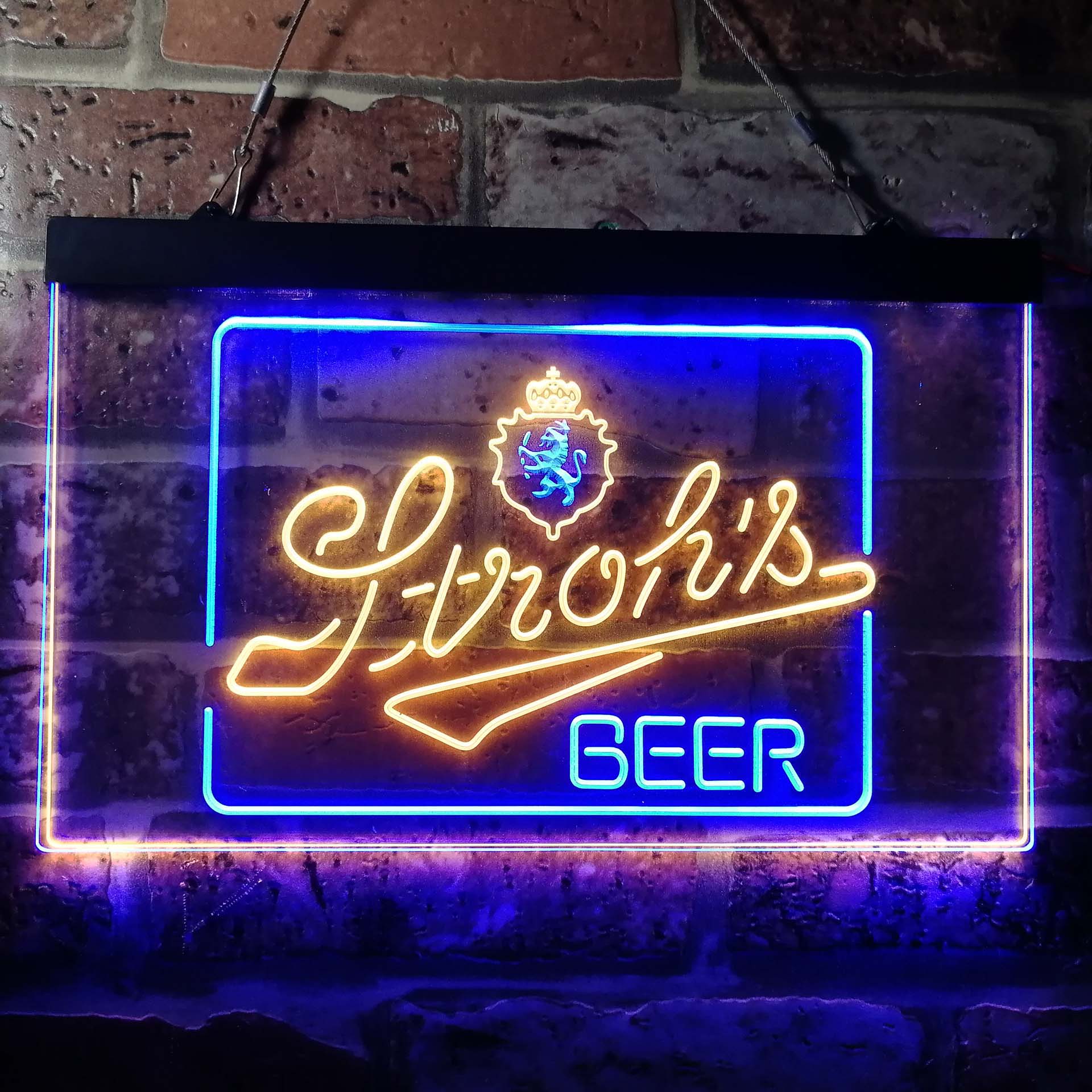 Stroh's Beer Bar LED Neon Sign