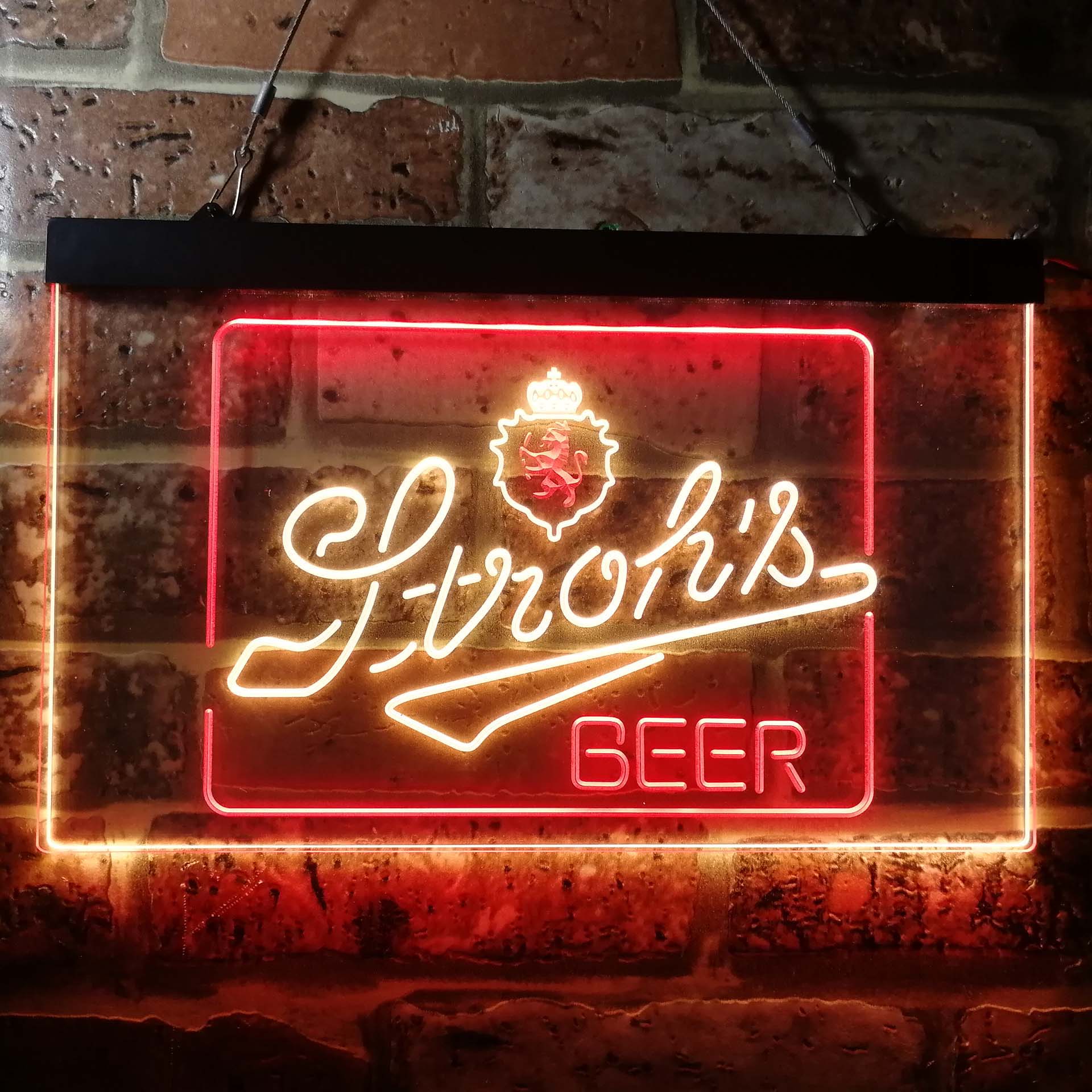 Stroh's Beer Bar LED Neon Sign
