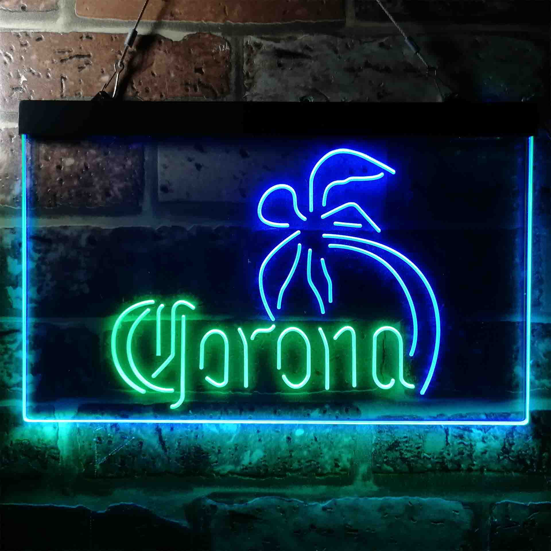 Coronas Palm Tree Island Simple LED Neon Sign