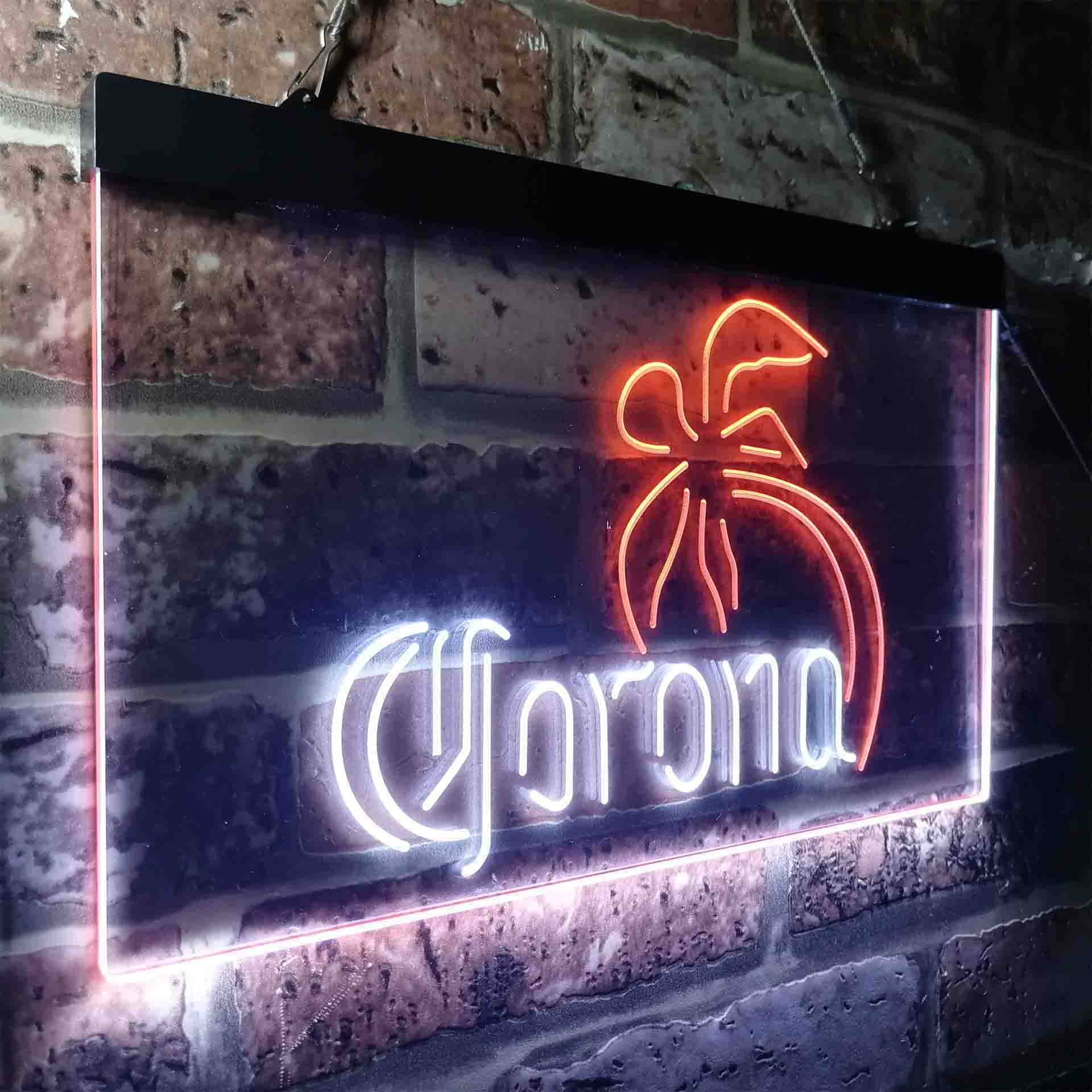 Coronas Palm Tree Island Simple LED Neon Sign