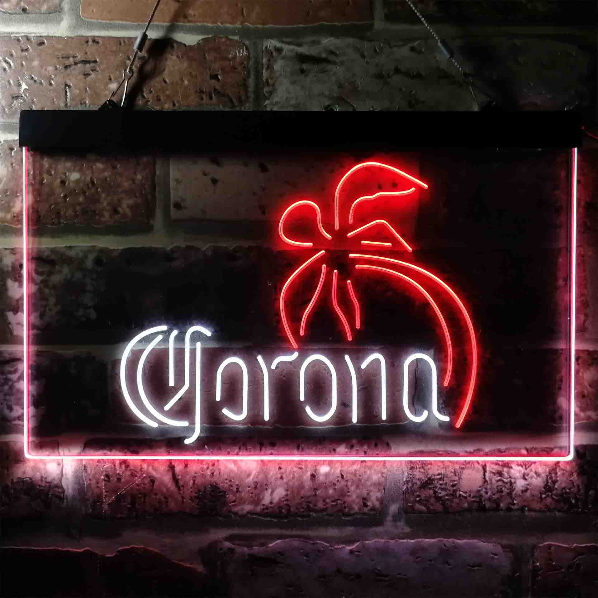 Coronas Palm Tree Island Simple LED Neon Sign