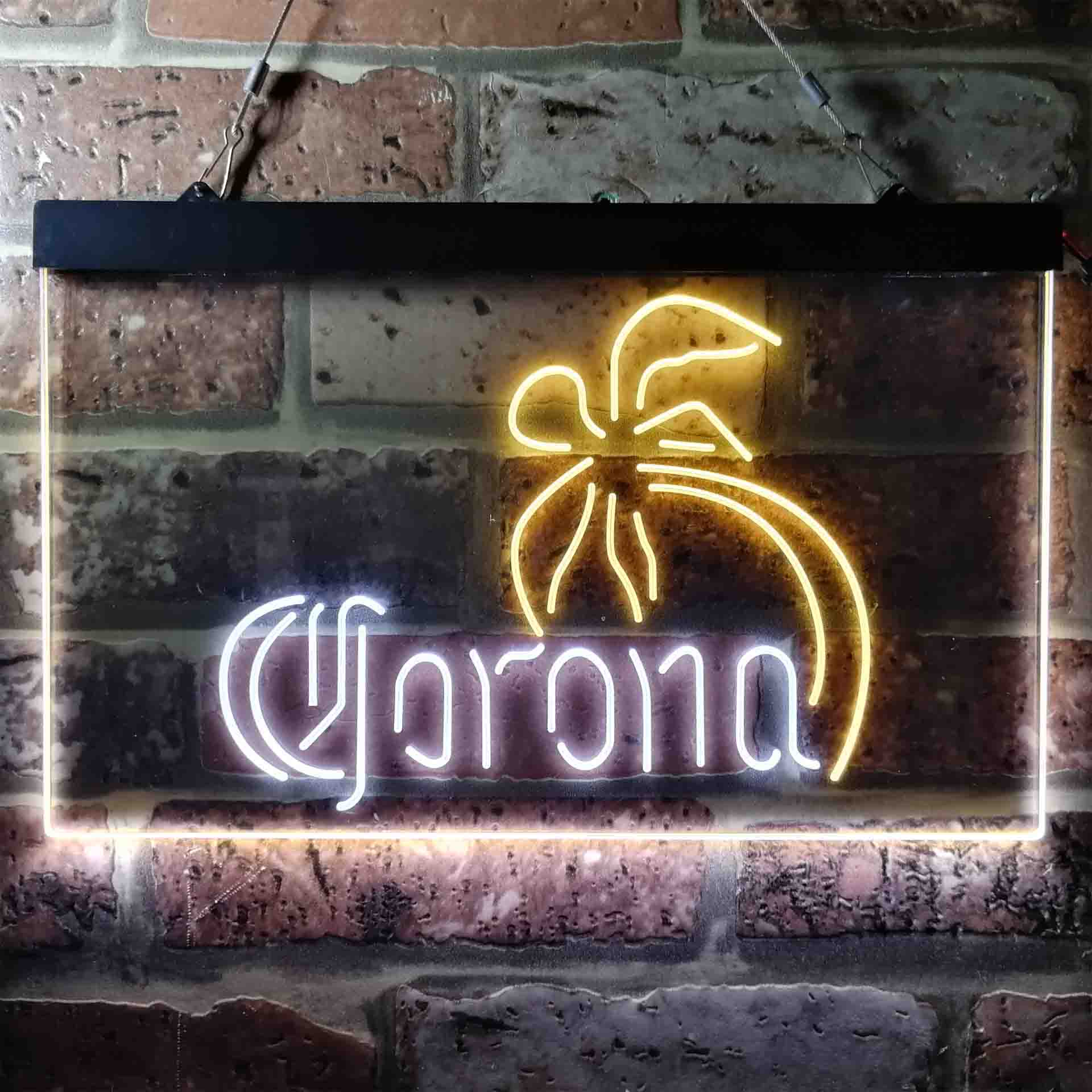 Coronas Palm Tree Island Simple LED Neon Sign
