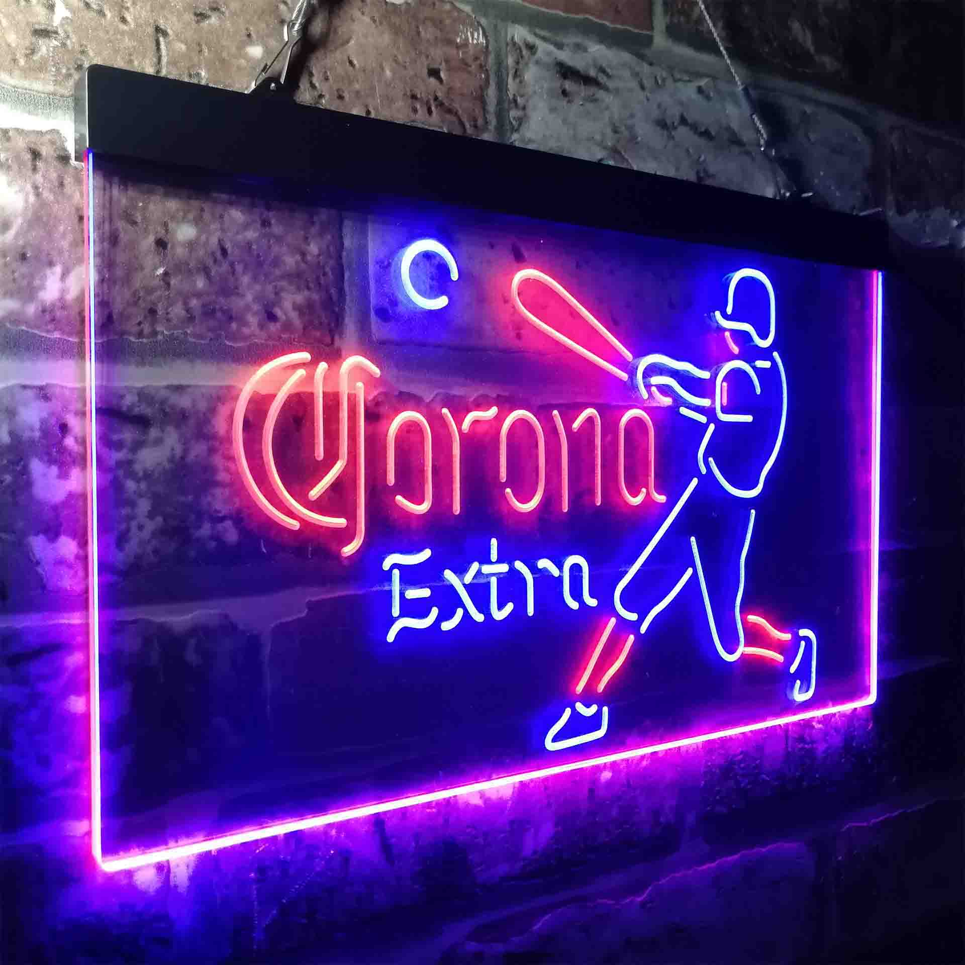 Corona Extra Baseball Sport LED Neon Sign