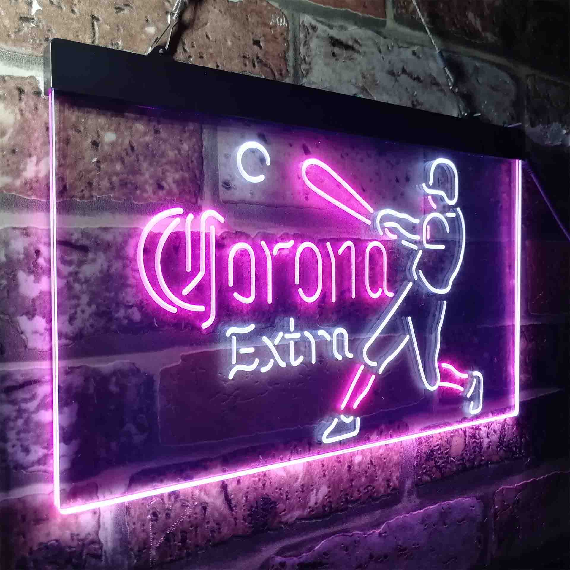 Corona Extra Baseball Sport LED Neon Sign