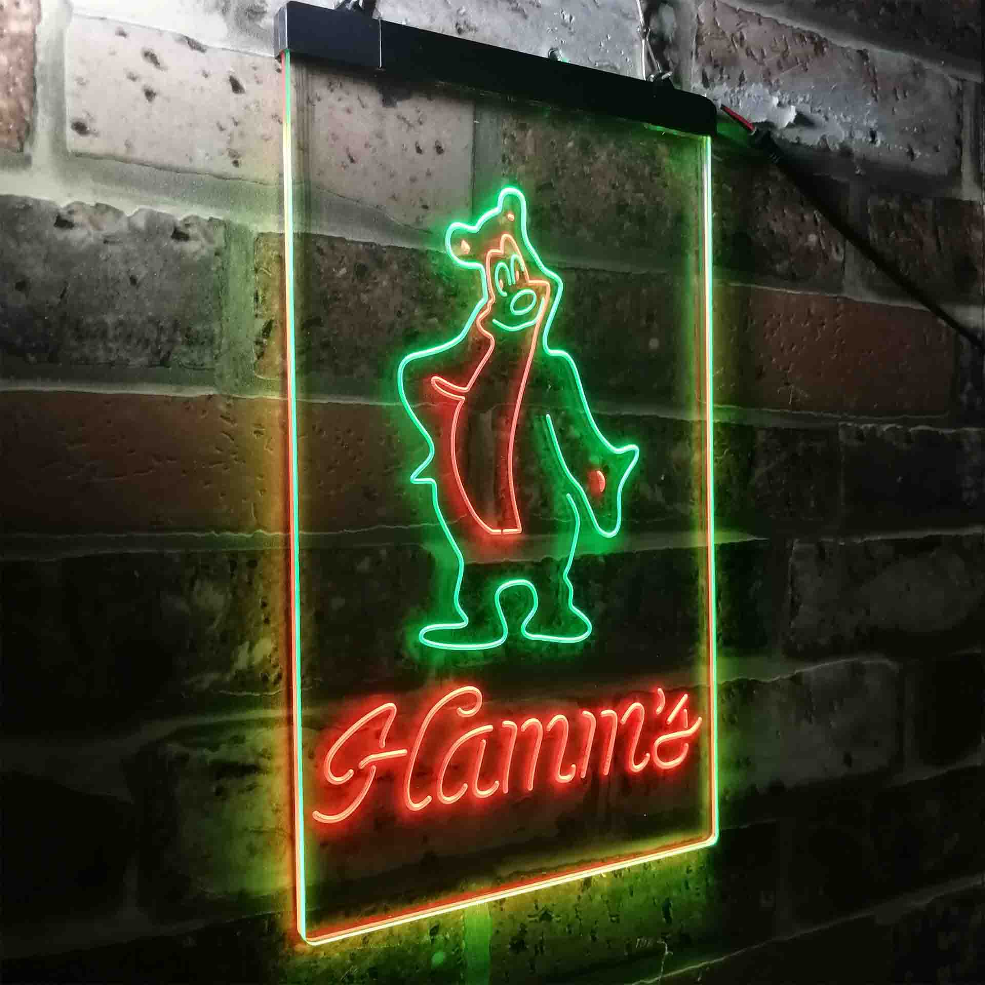 Hamm's Beer Bear Bar LED Neon Sign