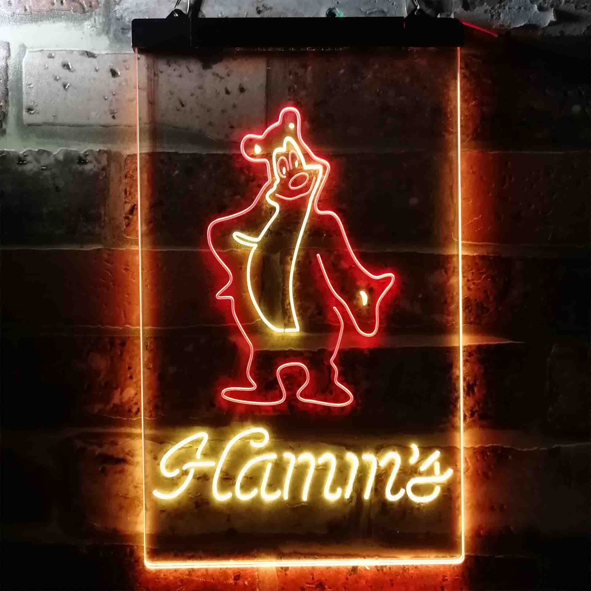 Hamm's Beer Bear Bar LED Neon Sign